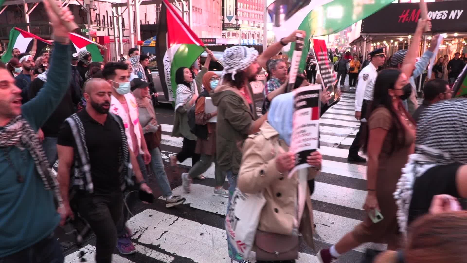 NYC: Palestinian Activists Hold Memorial for Slain Palestinian-American Journalist Shireen Abu Akleh