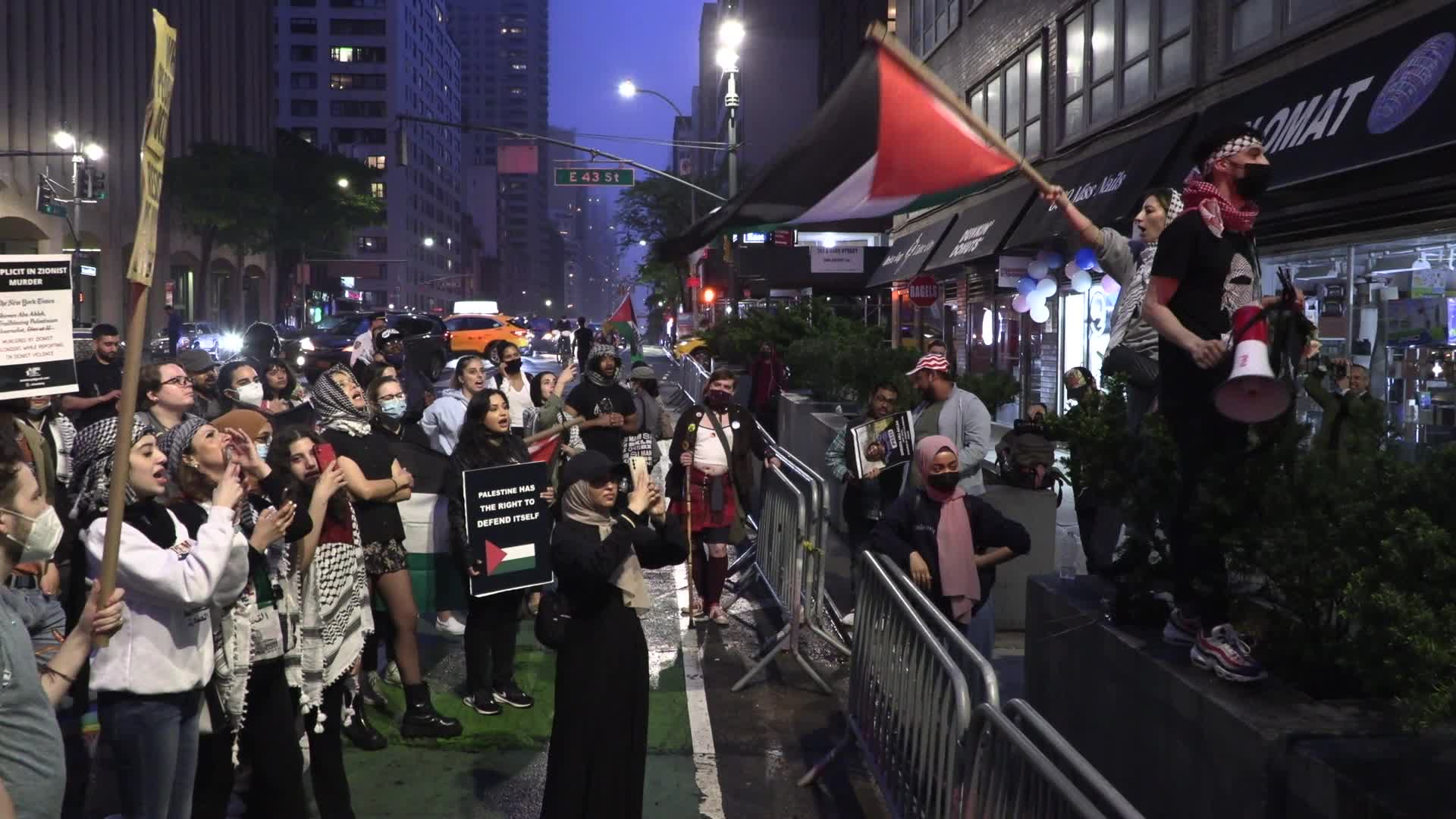 NYC: Palestinian Activists Hold Memorial for Slain Palestinian-American Journalist Shireen Abu Akleh