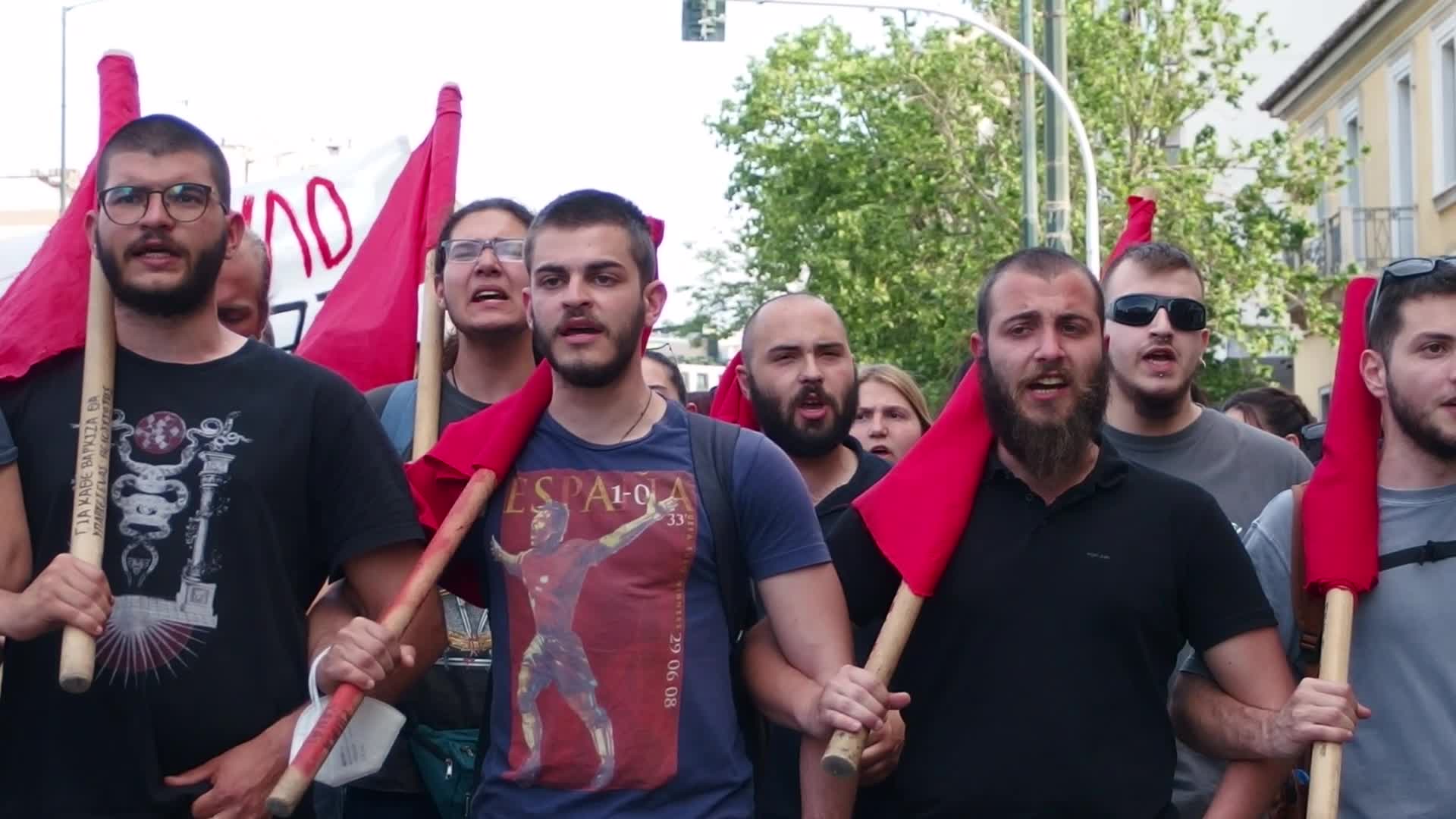 Protest In Athens Against Police Violence