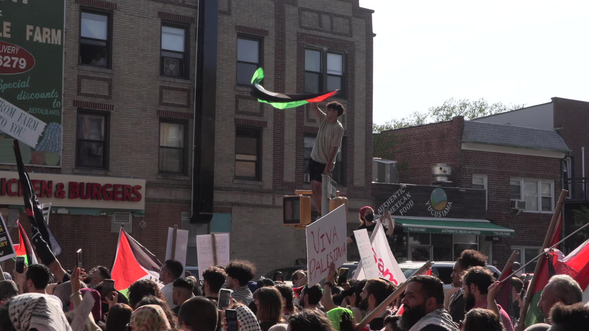NYC: Palestinian-Americans Celebrate Nakba Day and honor life of Shireen Abu Akleh