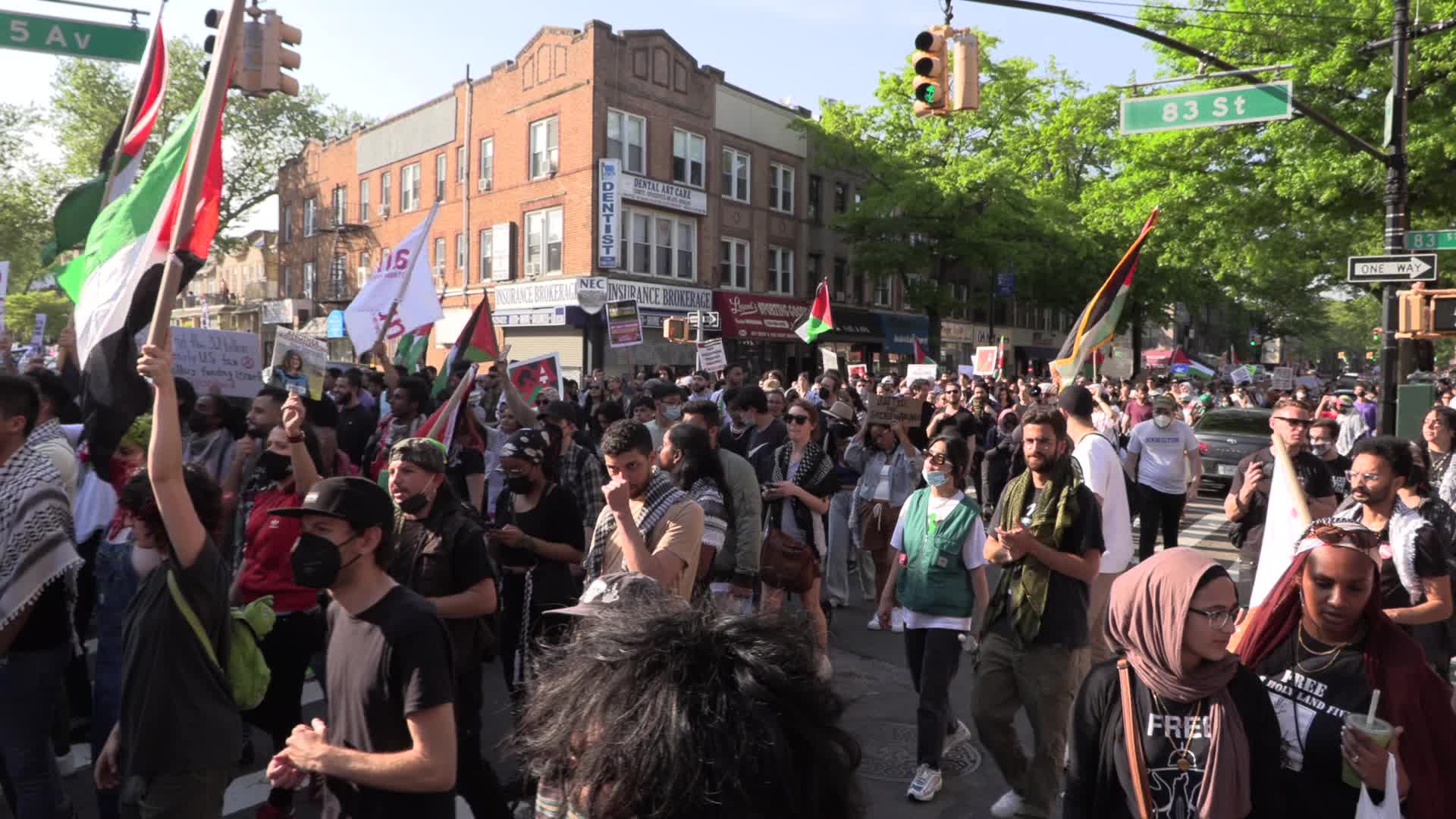NYC: Palestinian-Americans Celebrate Nakba Day and honor life of Shireen Abu Akleh