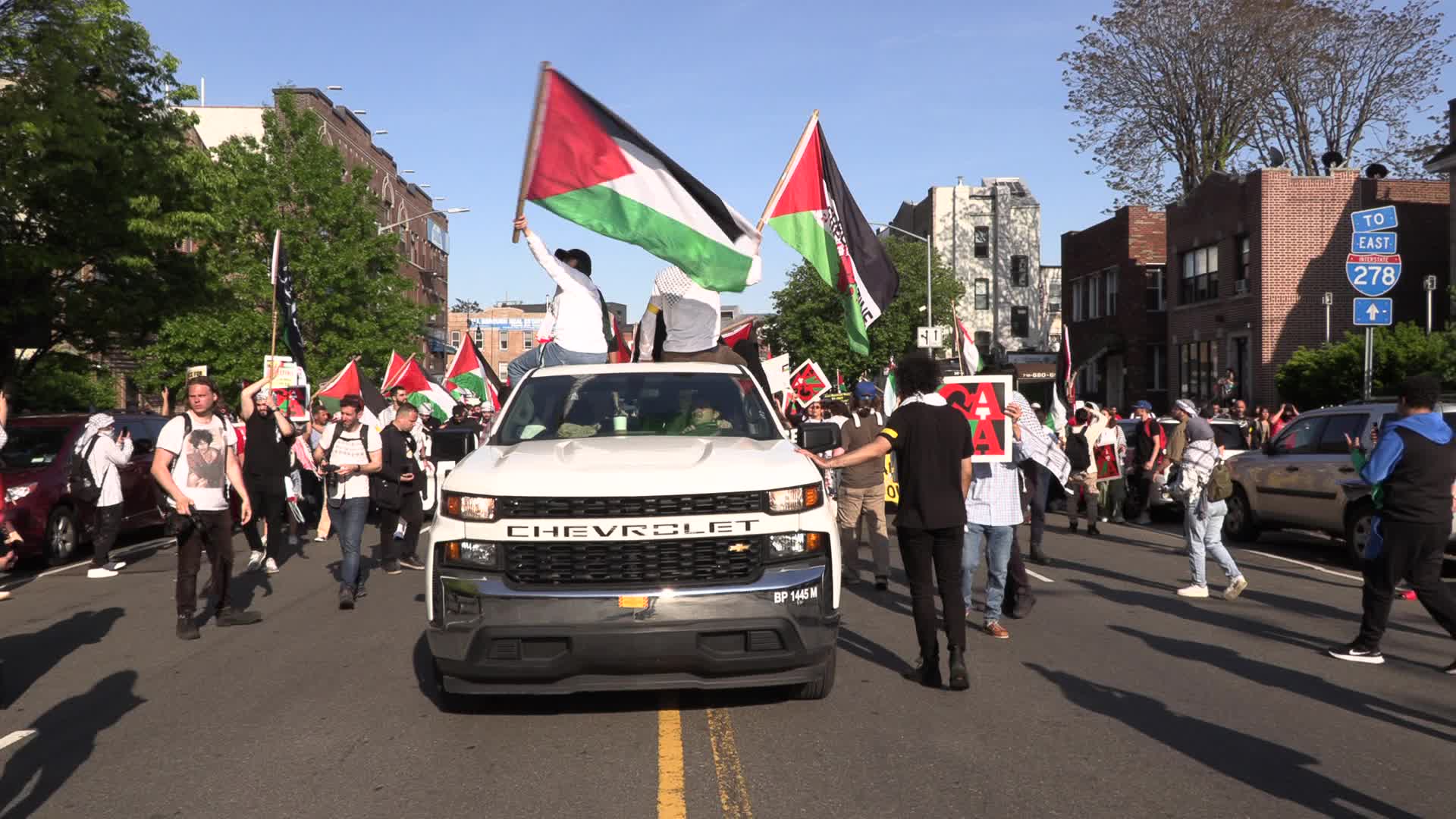 NYC: Palestinian-Americans Recognize Nakba Day and honor life of Shireen Abu Akleh