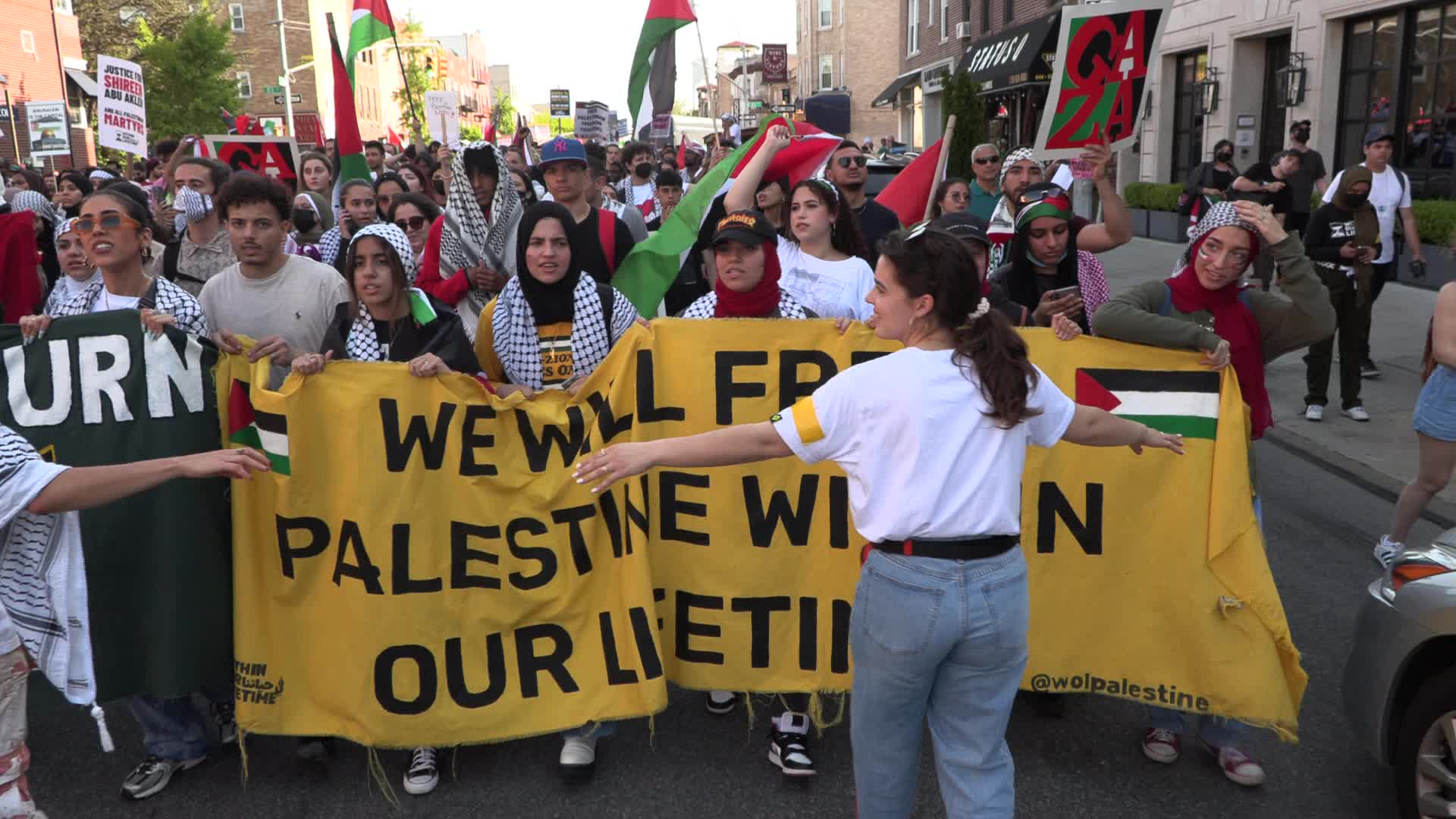 NYC: Palestinian-Americans Recognize Nakba Day and honor life of Shireen Abu Akleh