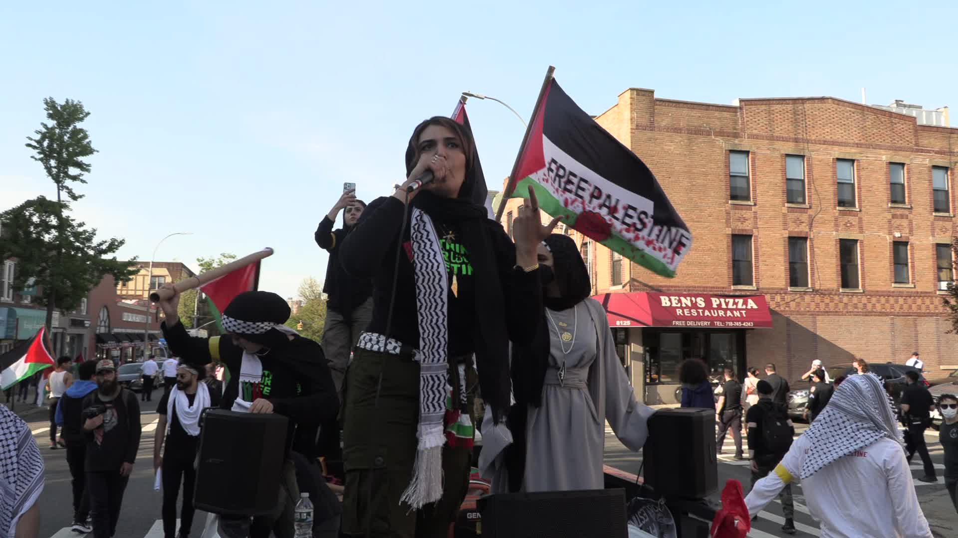 NYC: Palestinian-Americans Recognize Nakba Day and honor life of Shireen Abu Akleh