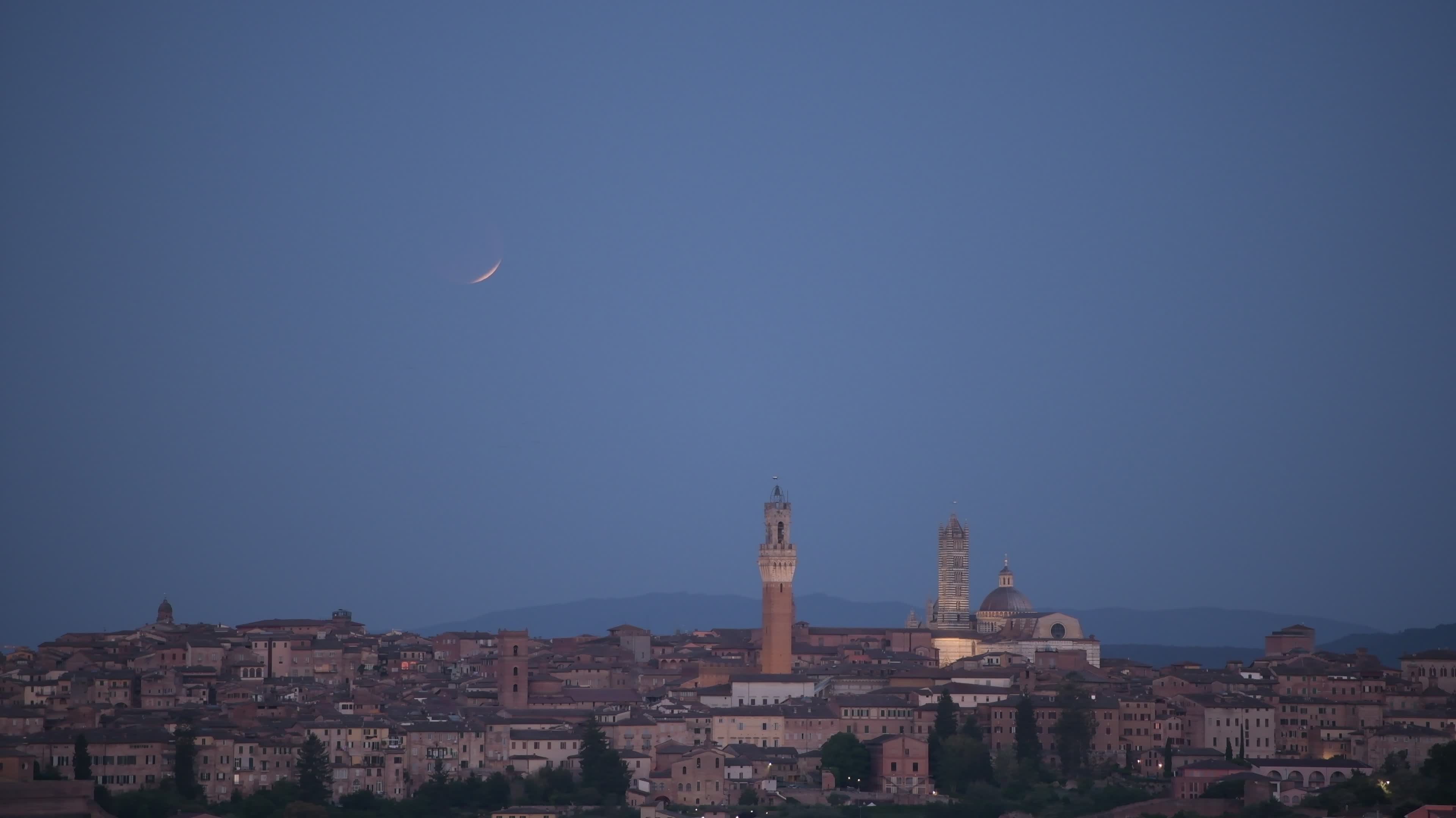 Moon eclipse in Italy