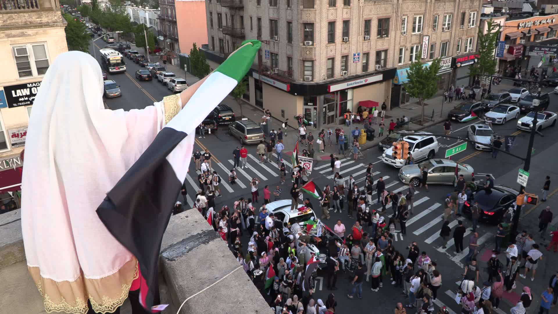 NYC: Palestinian-Americans recognize Nakba Day and honor life of Shireen Abu Akleh
