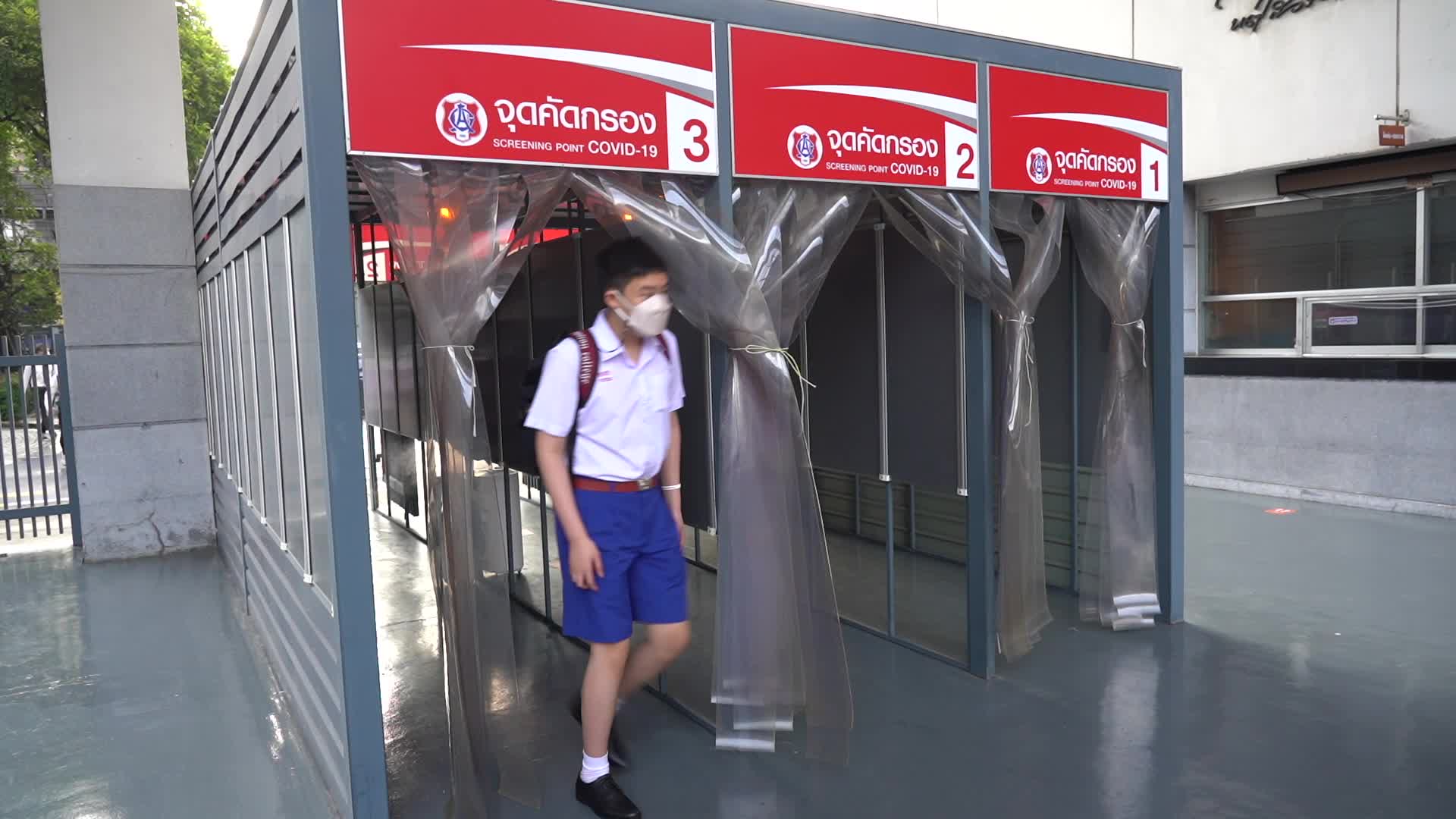 School Classes Resume as Covid-19 Restrictions Ease in Bangkok.