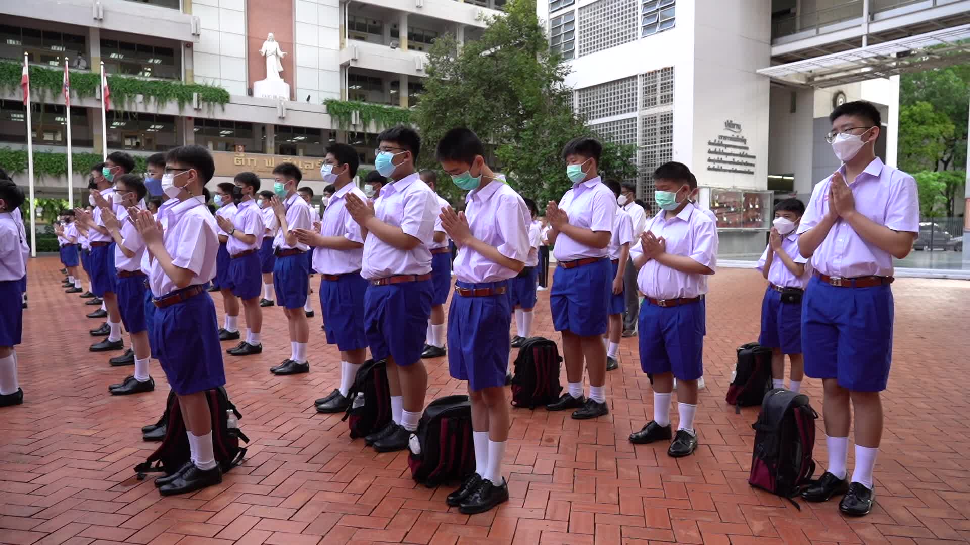 School Classes Resume as Covid-19 Restrictions Ease in Bangkok.