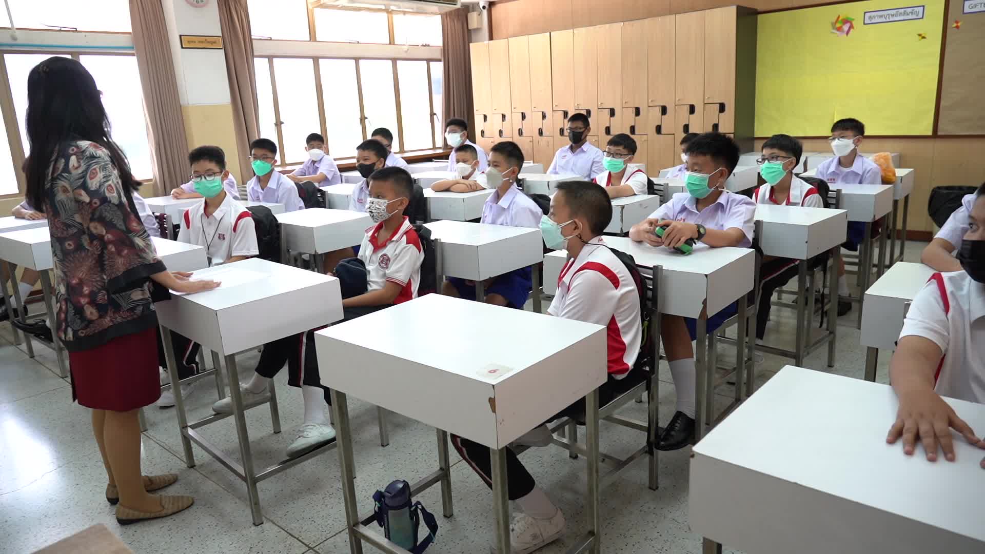 School Classes Resume as Covid-19 Restrictions Ease in Bangkok.