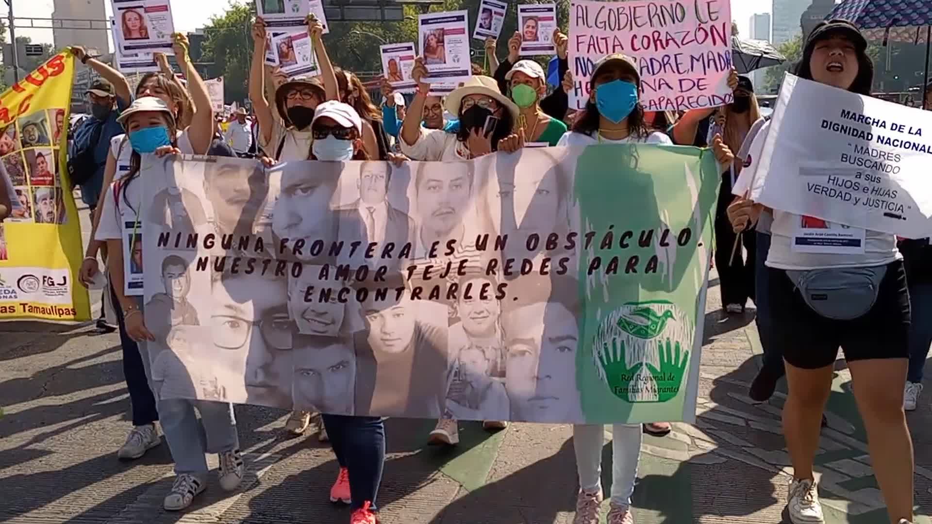 Mothers Of The Disappeared Relatives Demonstrate To Demand Justice