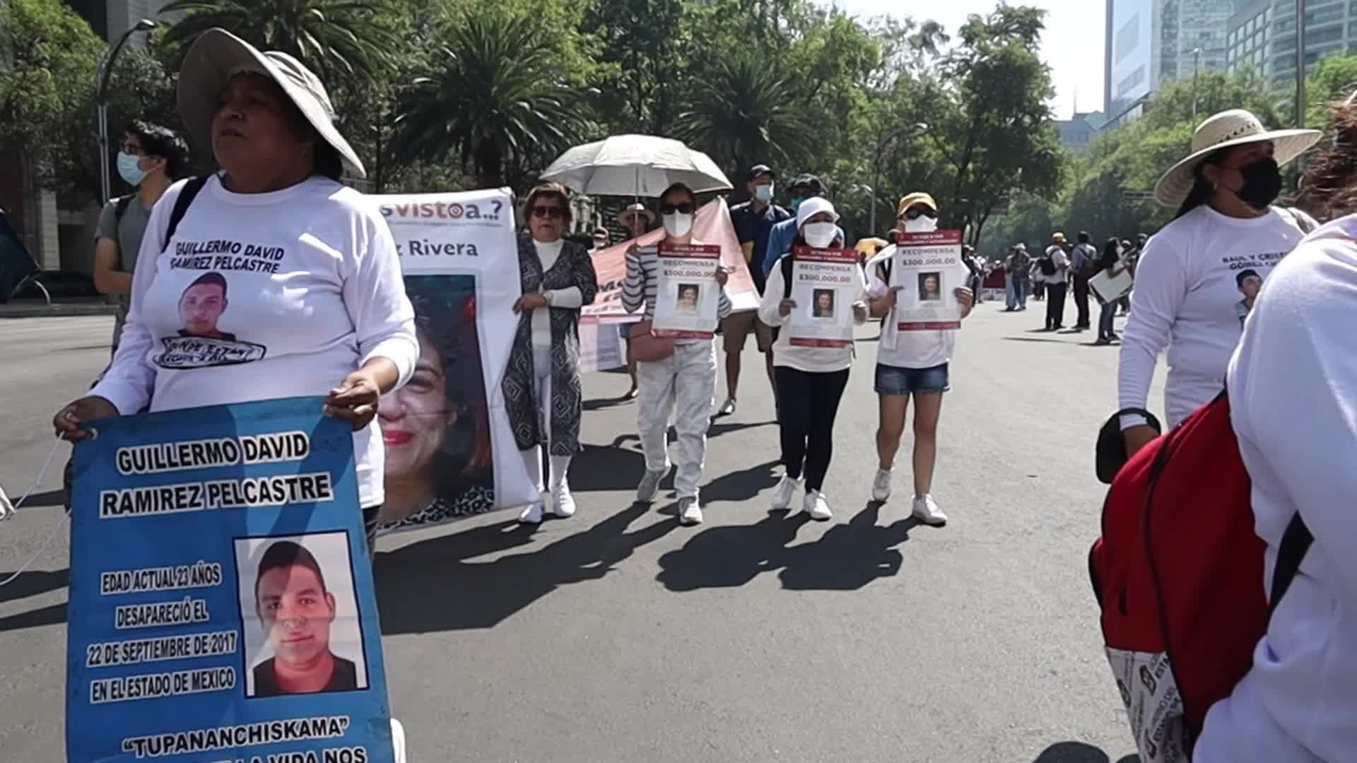 Mothers Of The Disappeared Relatives Demonstrate To Demand Justice