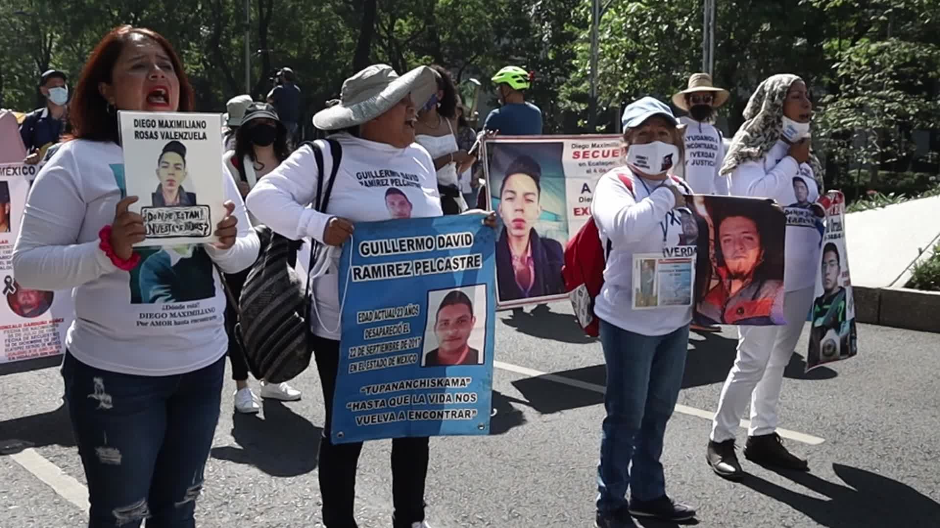 Mothers Of The Disappeared Relatives Demonstrate To Demand Justice