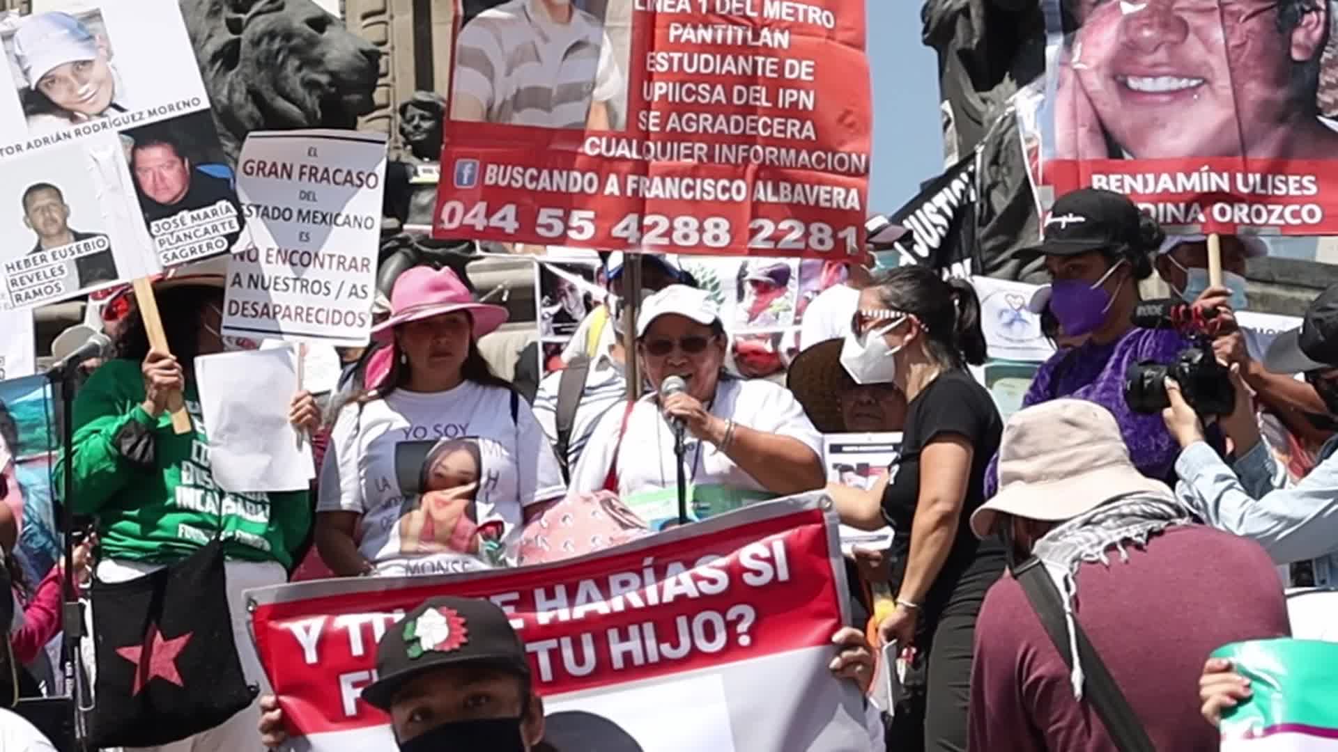 Mothers Of The Disappeared Relatives Demonstrate To Demand Justice