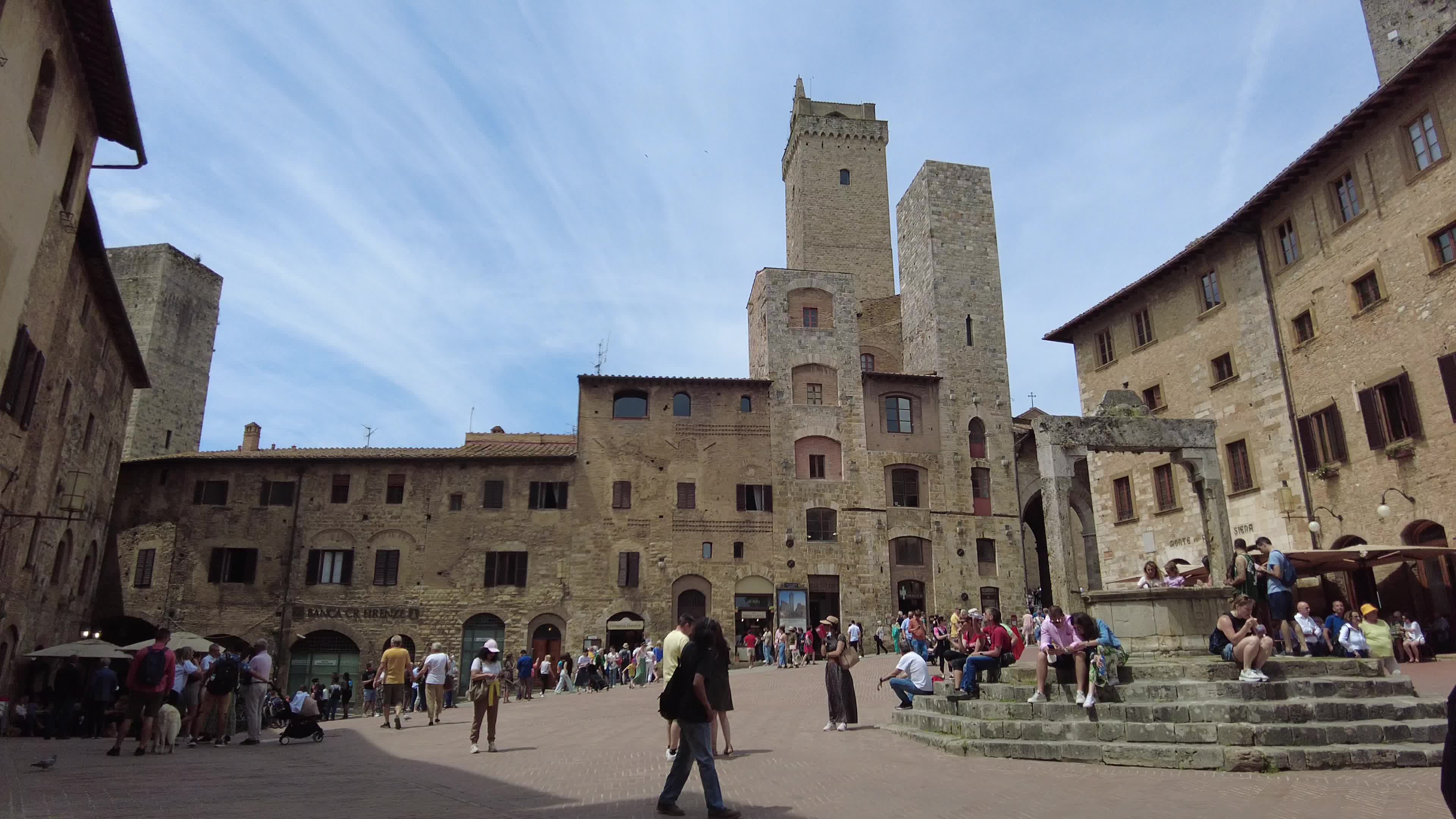 Daily Life In San Gimignano, Tuscany, Italy
