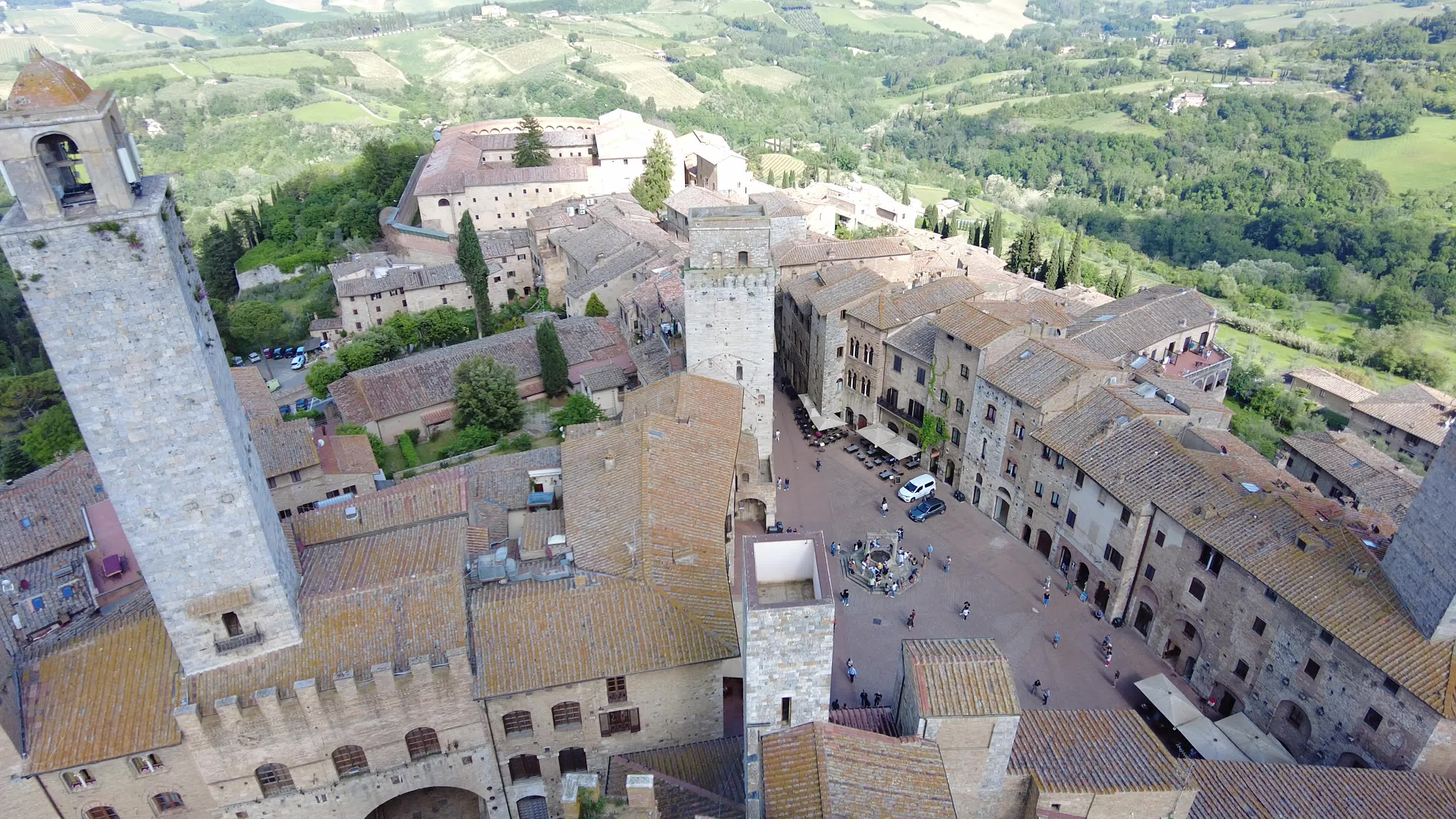 Daily Life In San Gimignano, Tuscany, Italy