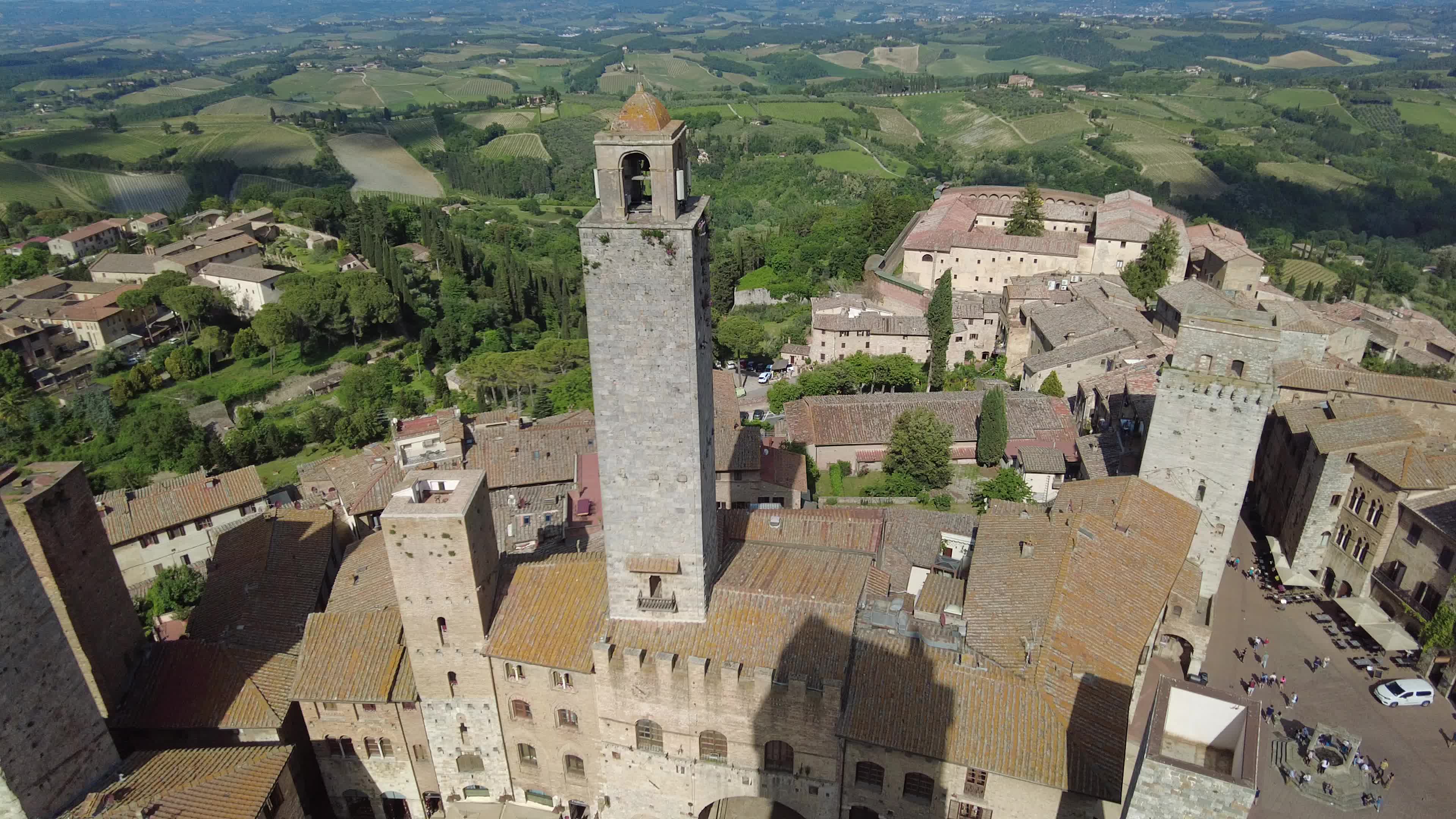 Daily Life In San Gimignano, Tuscany, Italy