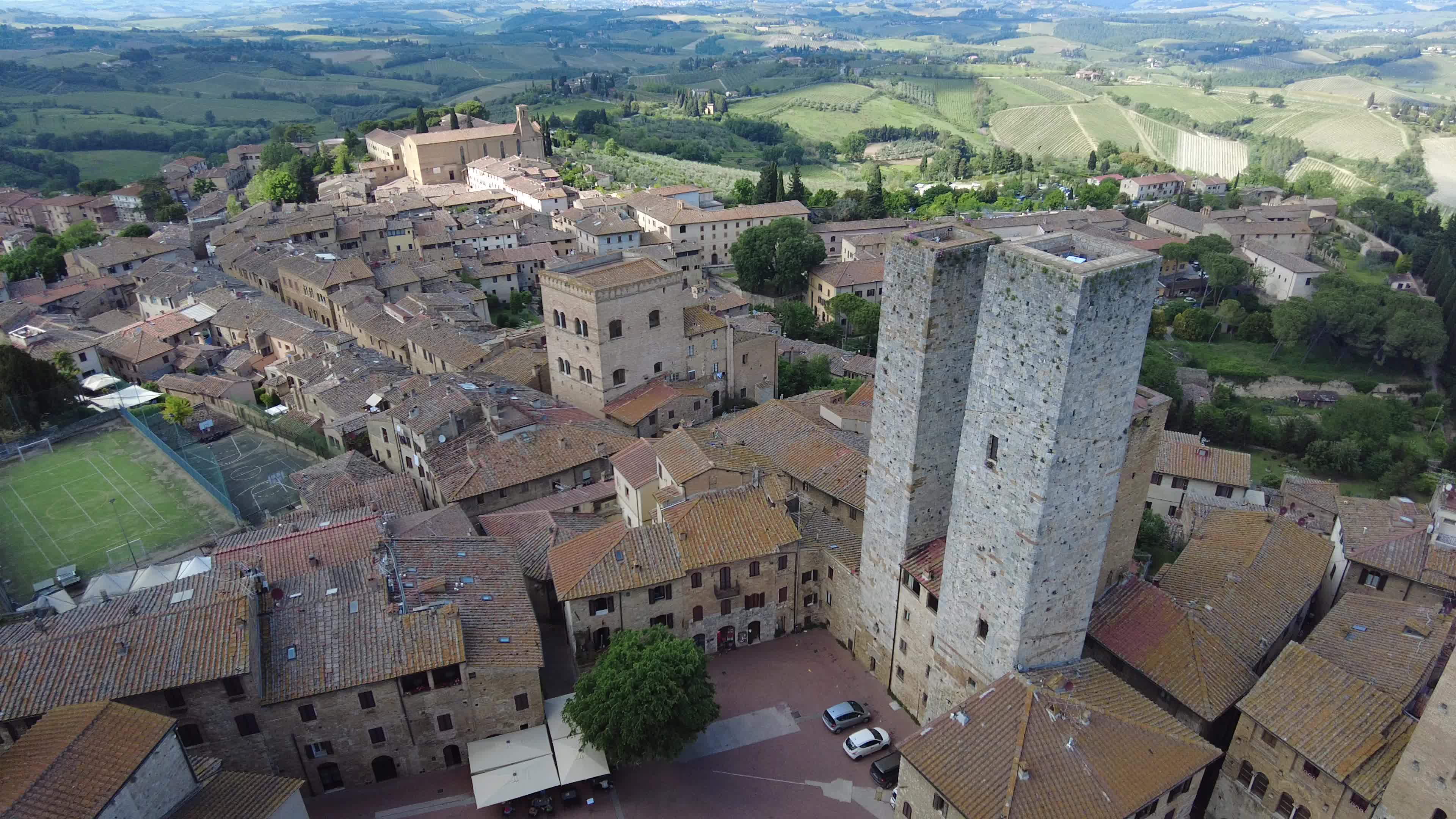 Daily Life In San Gimignano, Tuscany, Italy