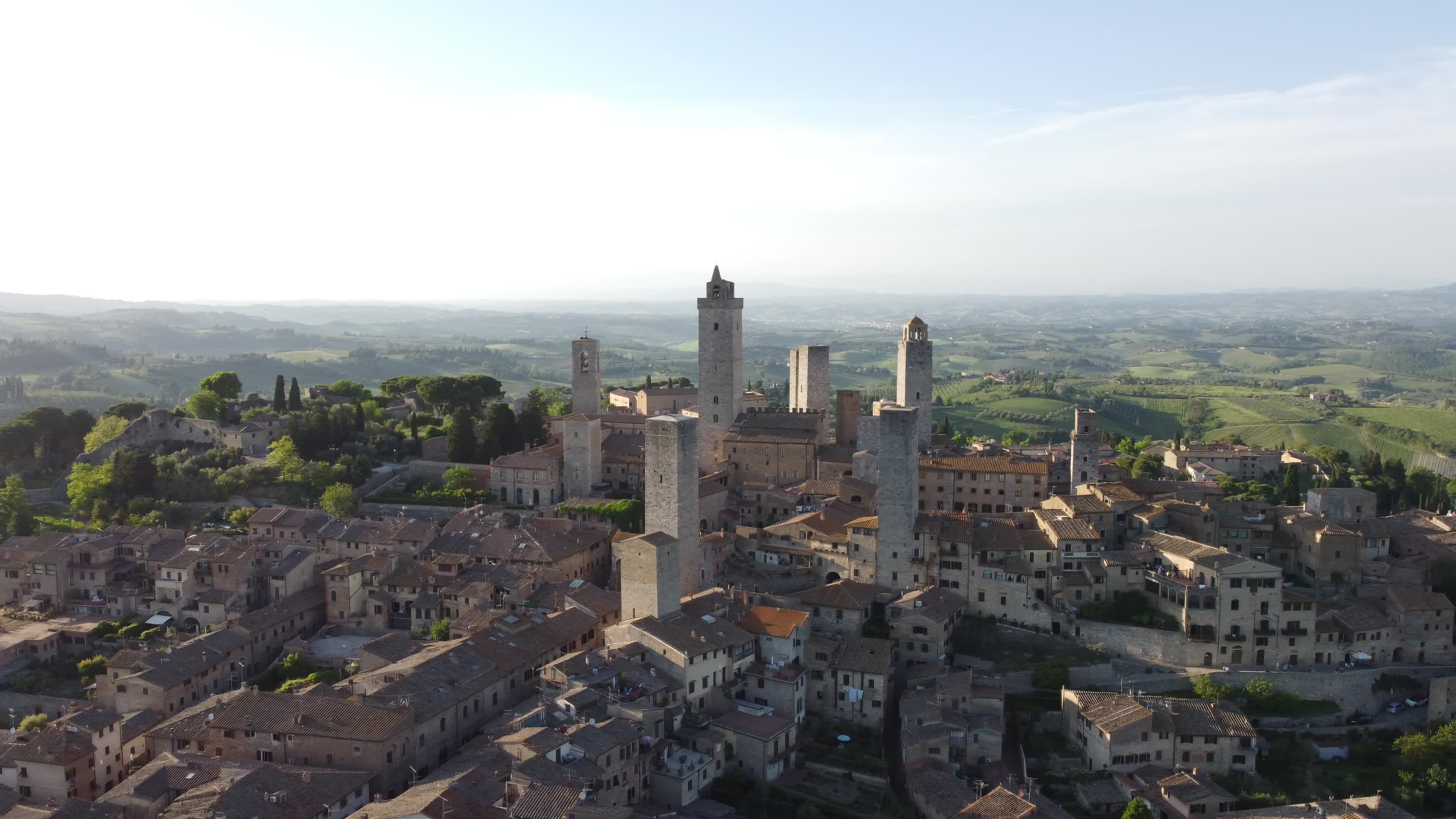 Daily Life In San Gimignano, Tuscany, Italy