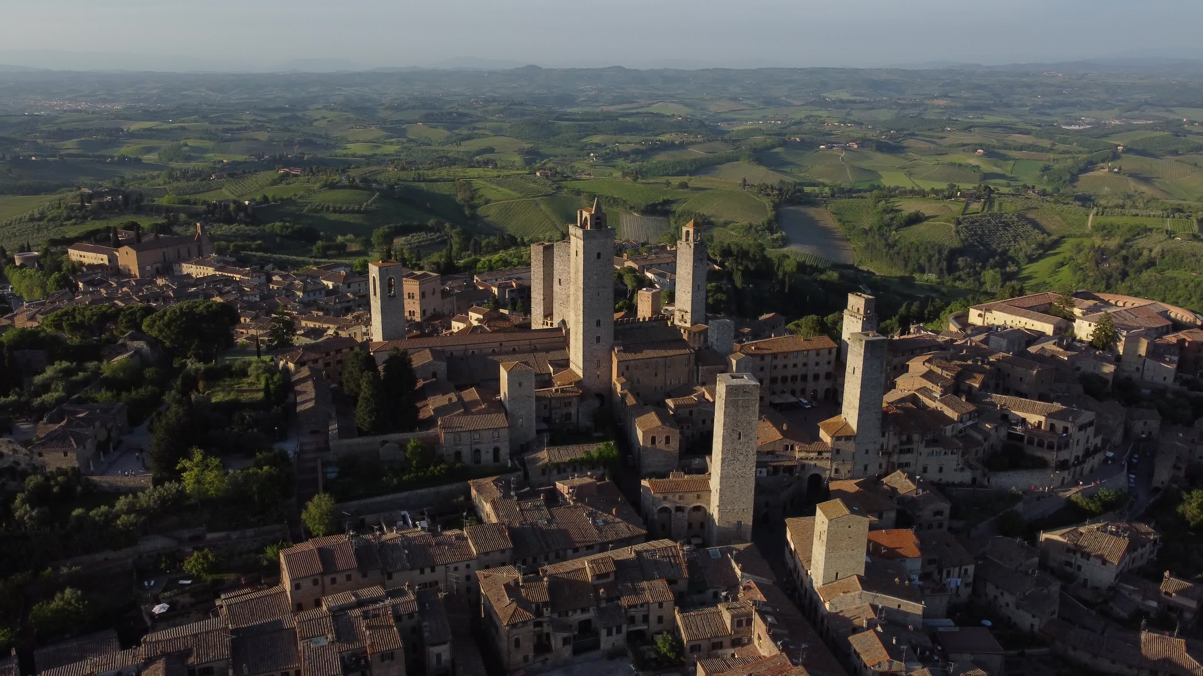 Daily Life In San Gimignano, Tuscany, Italy