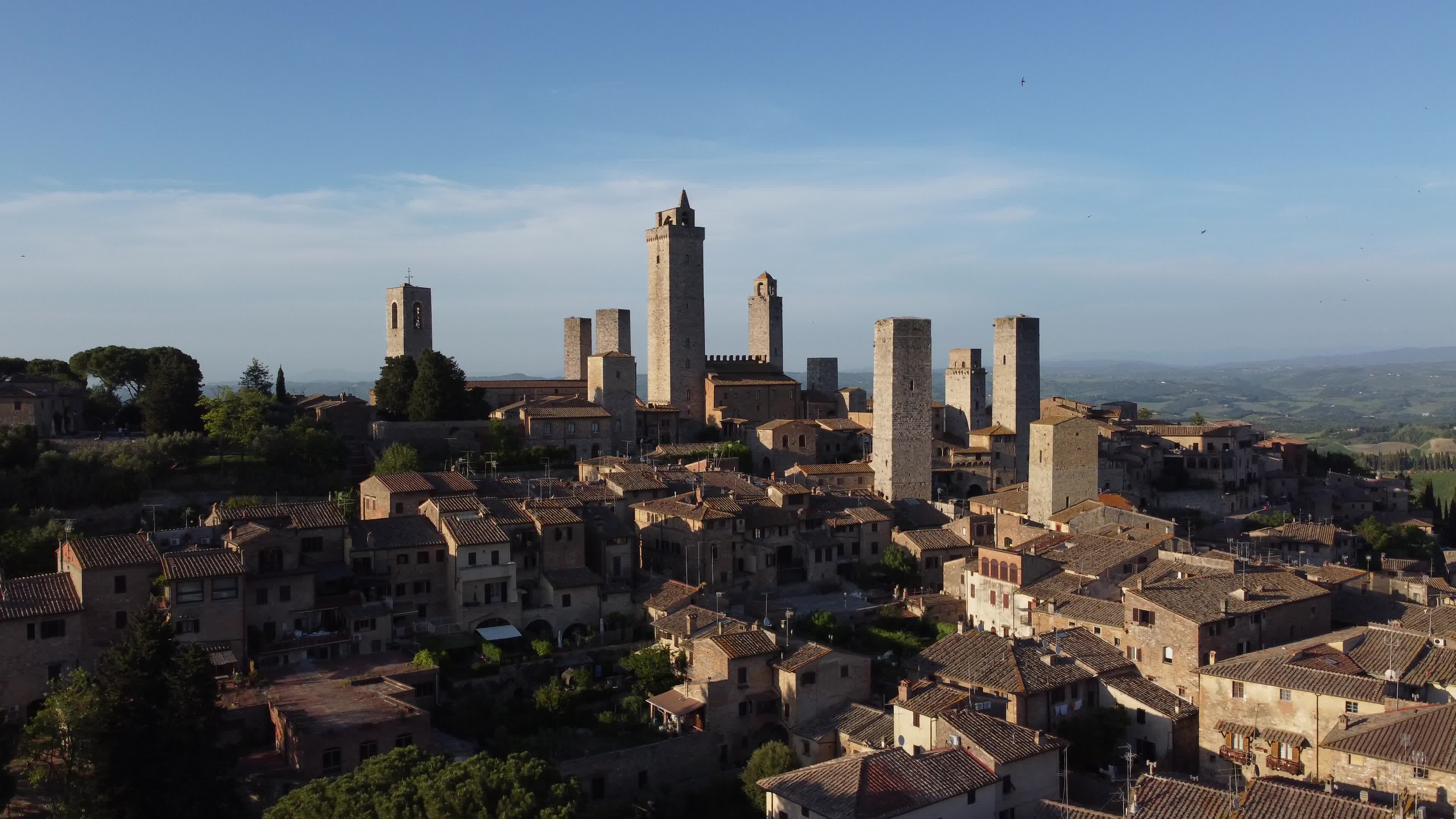 Daily Life In San Gimignano, Tuscany, Italy