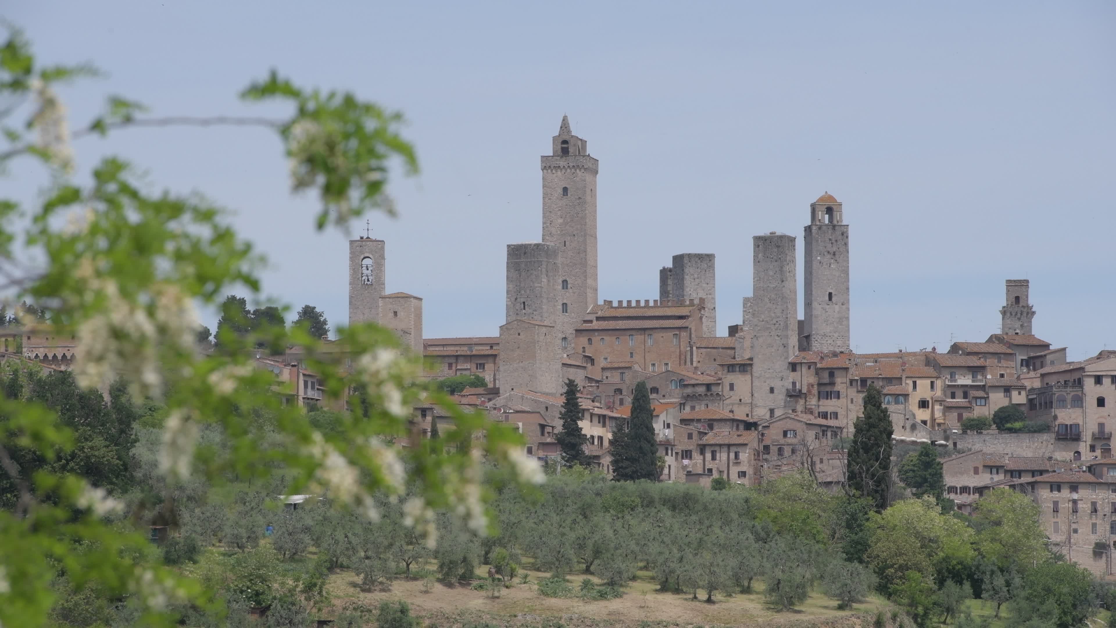 Daily Life In San Gimignano, Tuscany, Italy