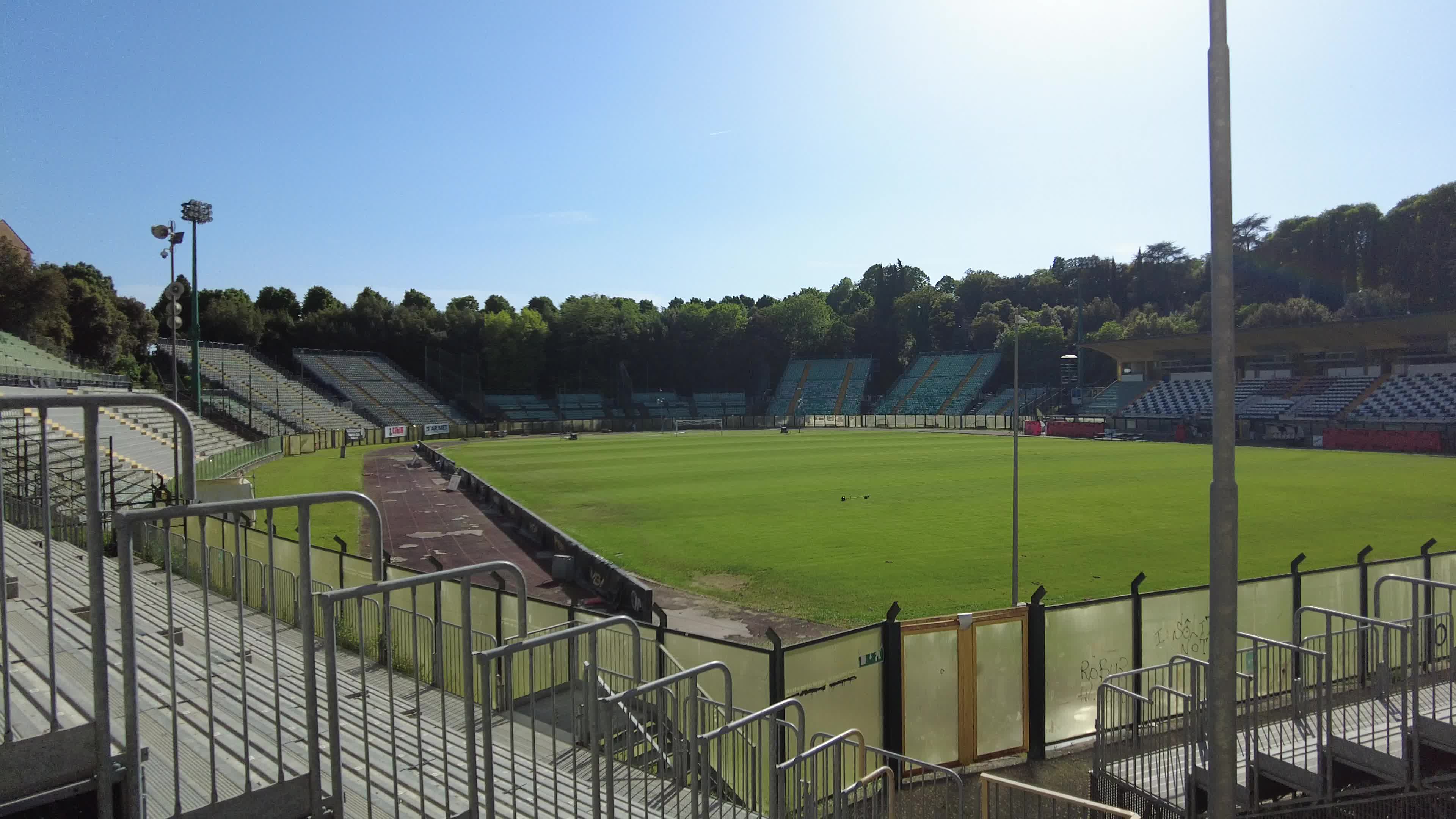 Artemio Franchi soccer stadium in Siena, Tuscany, Italy