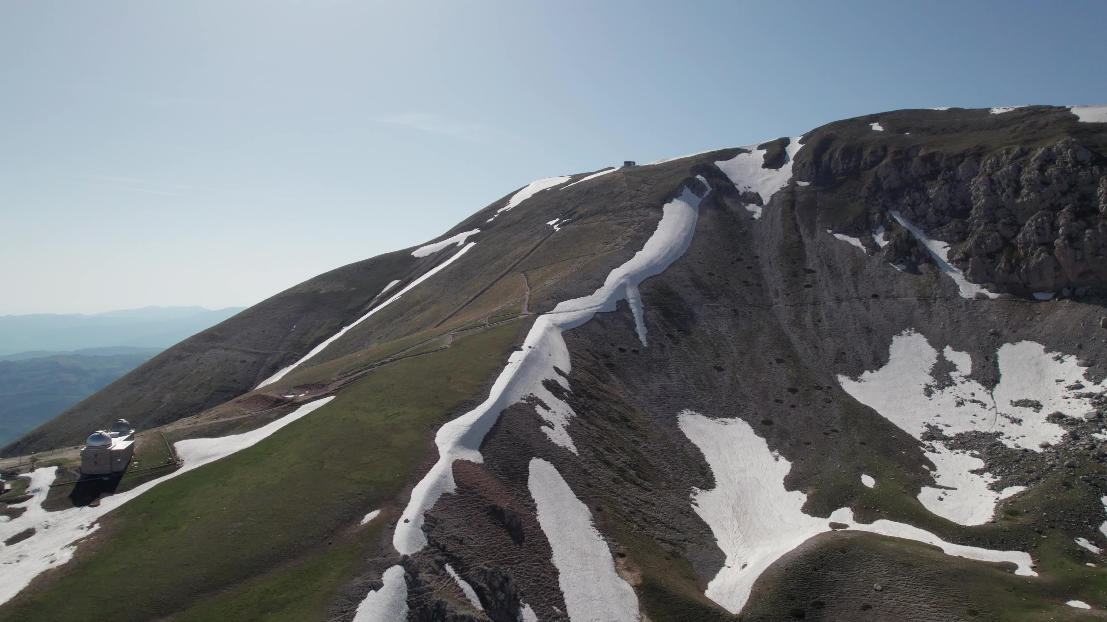 Drone View of Plain Of Campo Imperatore