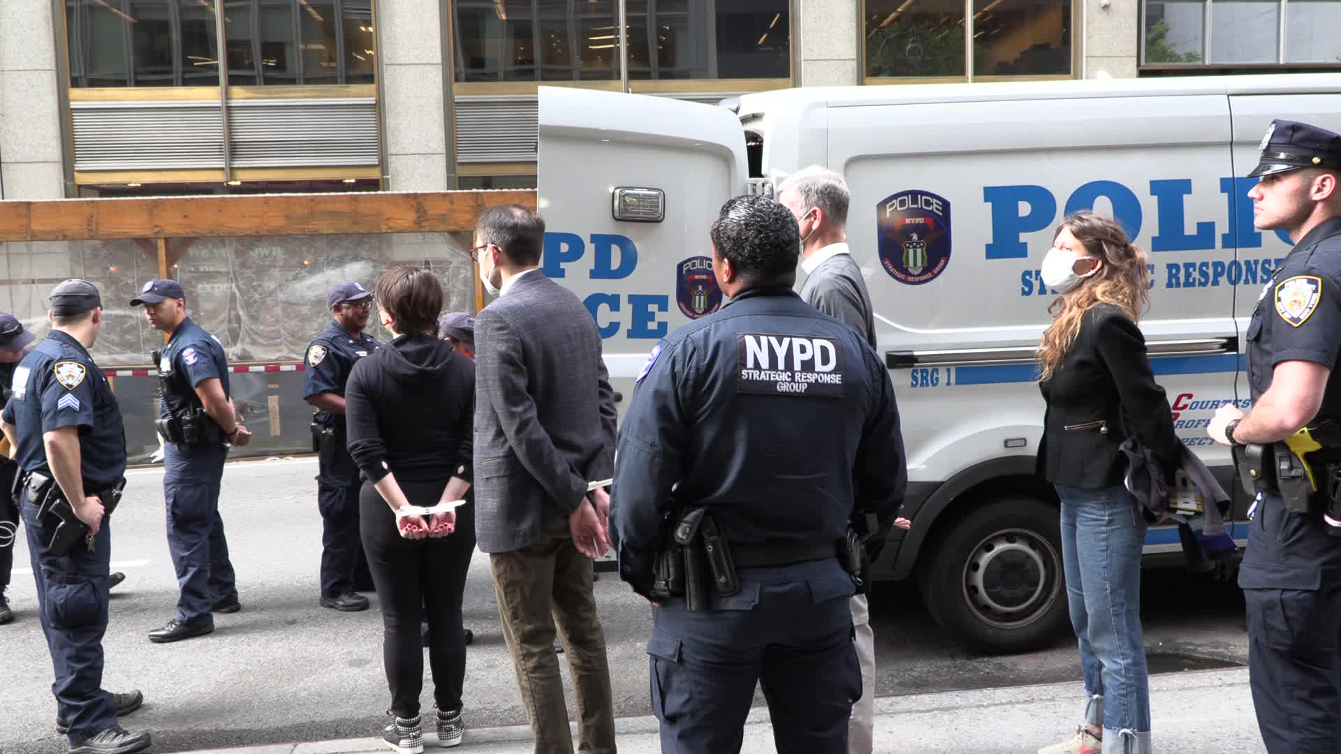NYC: Arrests at BlackRock HQ after climate protest