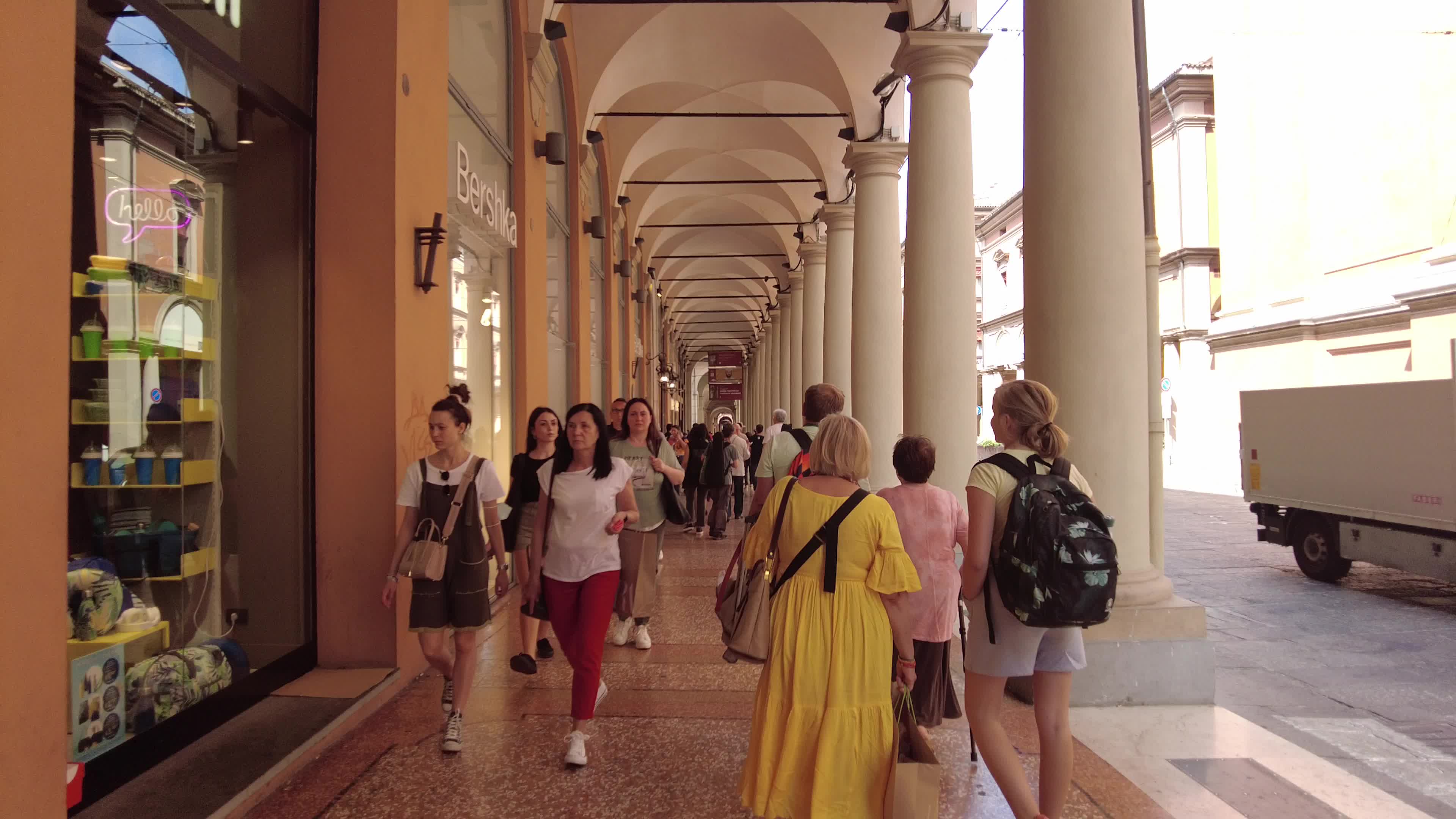 Daily life in Bologna, Italy