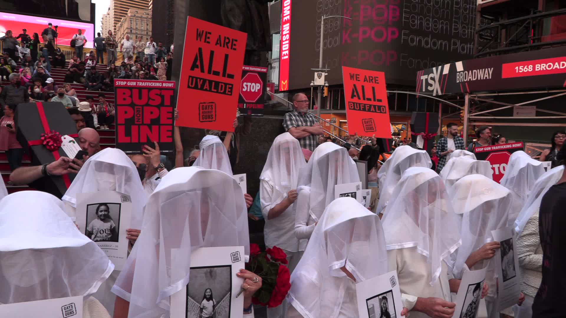 NYC: Gays Against Guns March to Times Square 