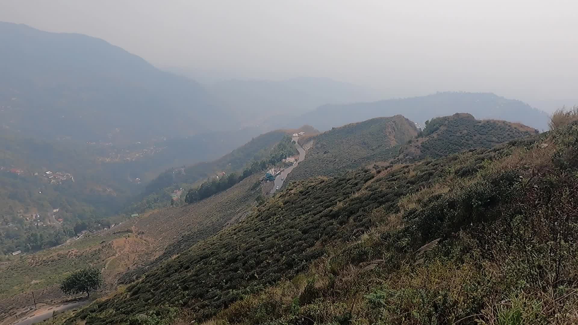 Mountain Landscapes In West Bengal 