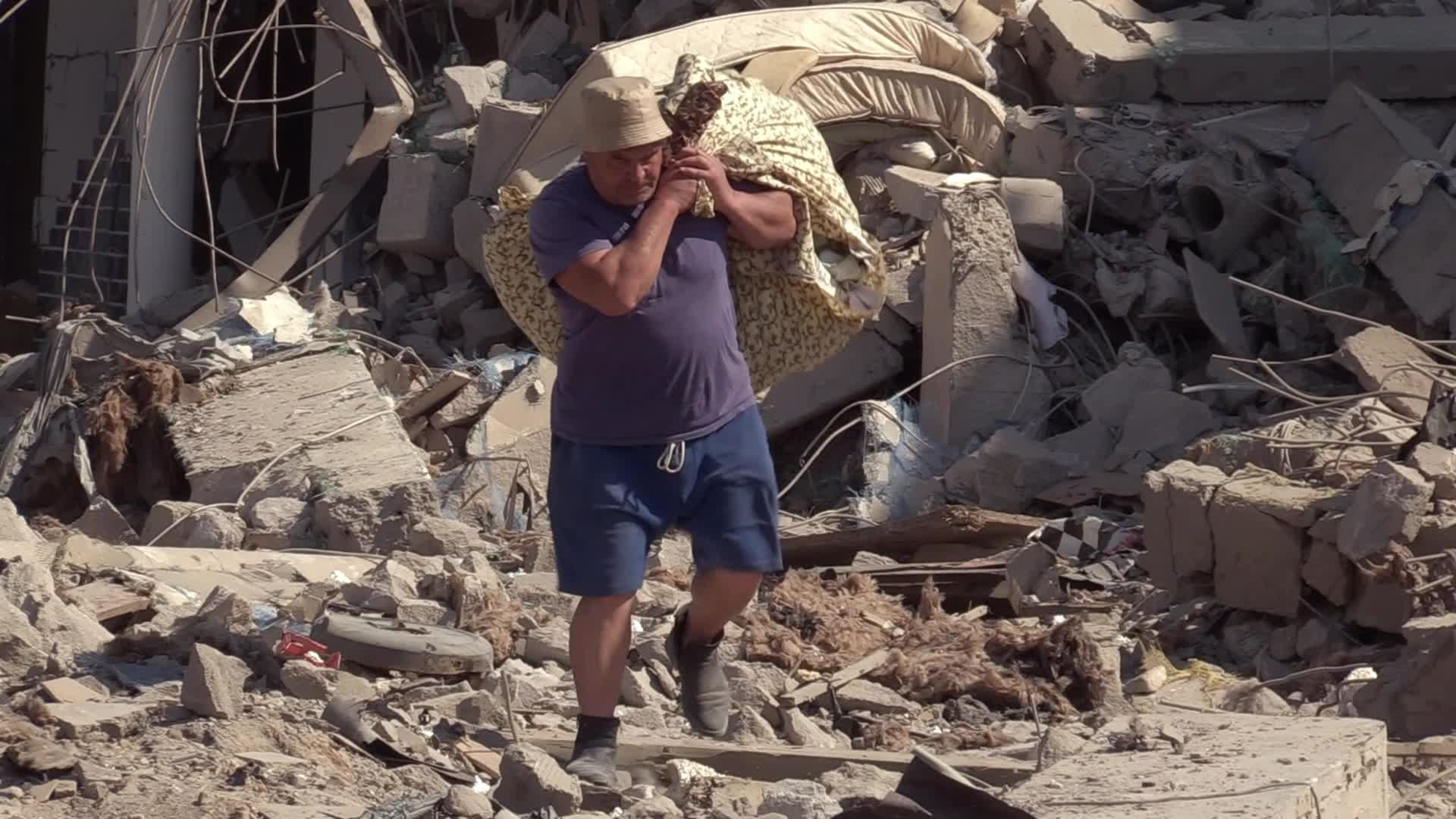 Aftermath of a rocket strike in Odesa region, amid Russian invasion in Ukraine
