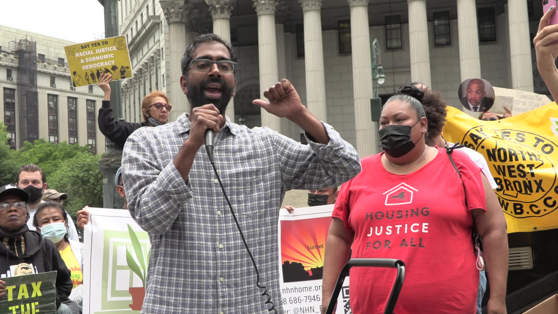 NYC: Housing rights sit-in calling for Good Cause eviction protections