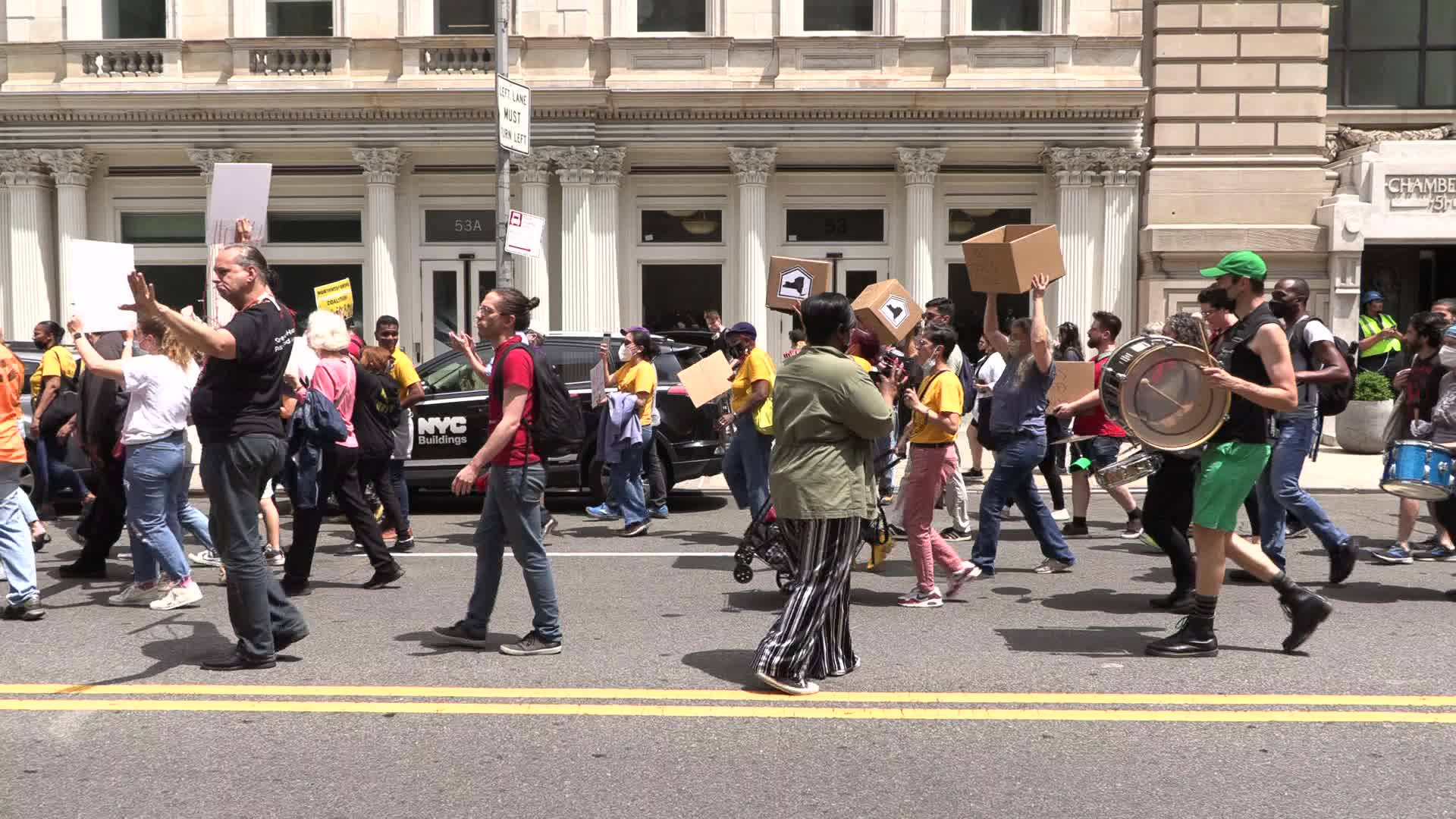 NYC: Housing rights sit-in calling for Good Cause eviction protections