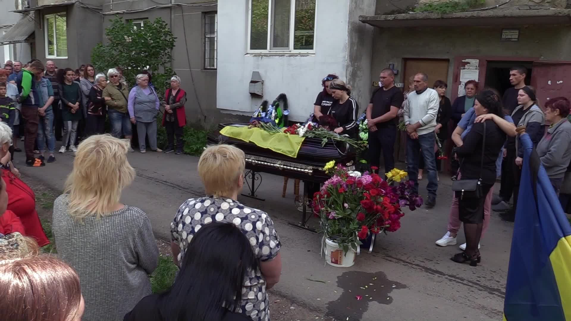 Ukranian serviceman funeral ceremony, in Odesa region