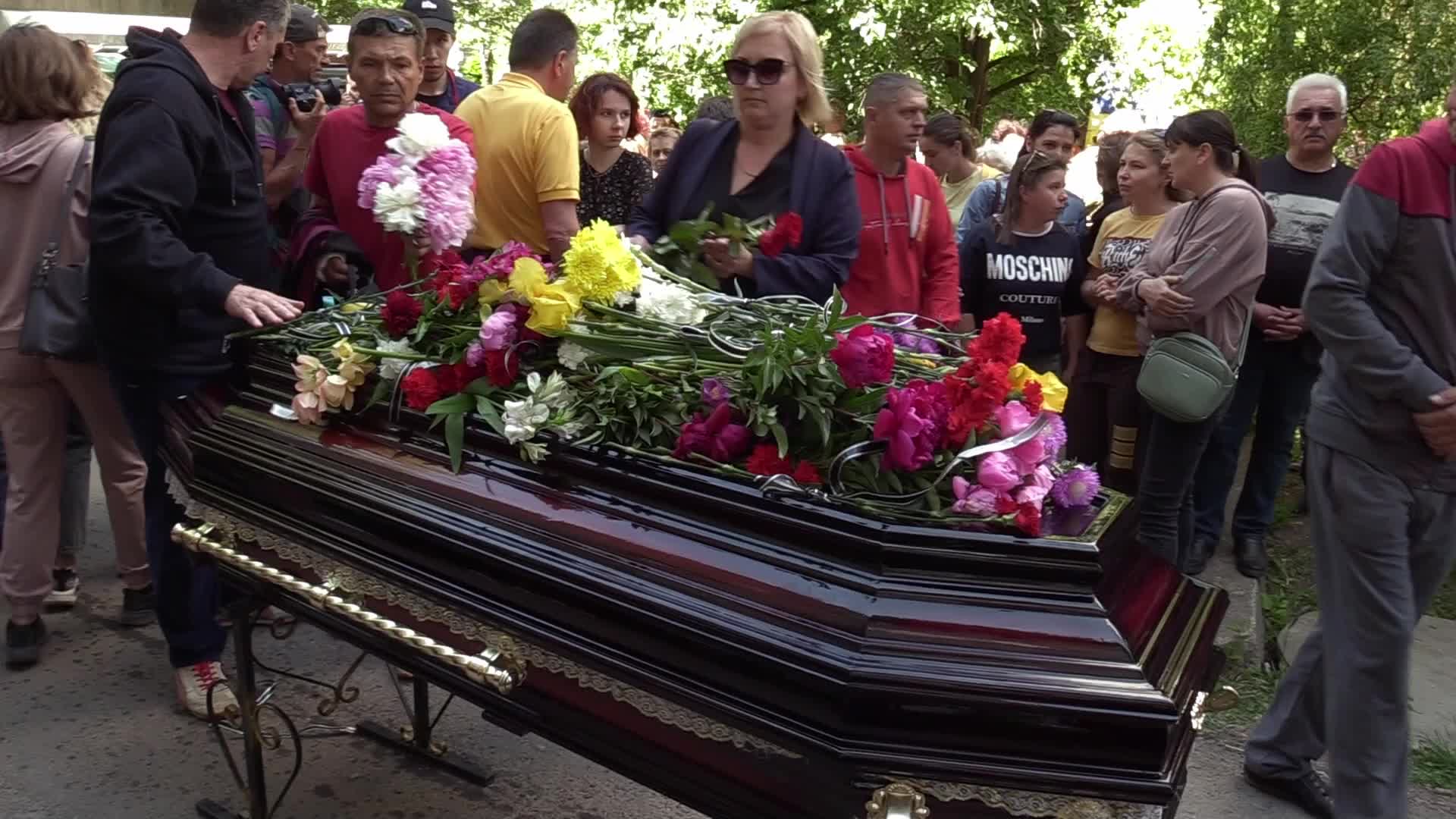 Ukranian serviceman funeral ceremony, in Odesa region
