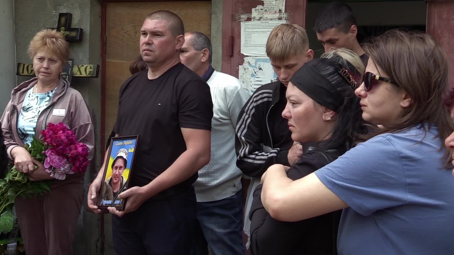 Ukranian serviceman funeral ceremony, in Odesa region