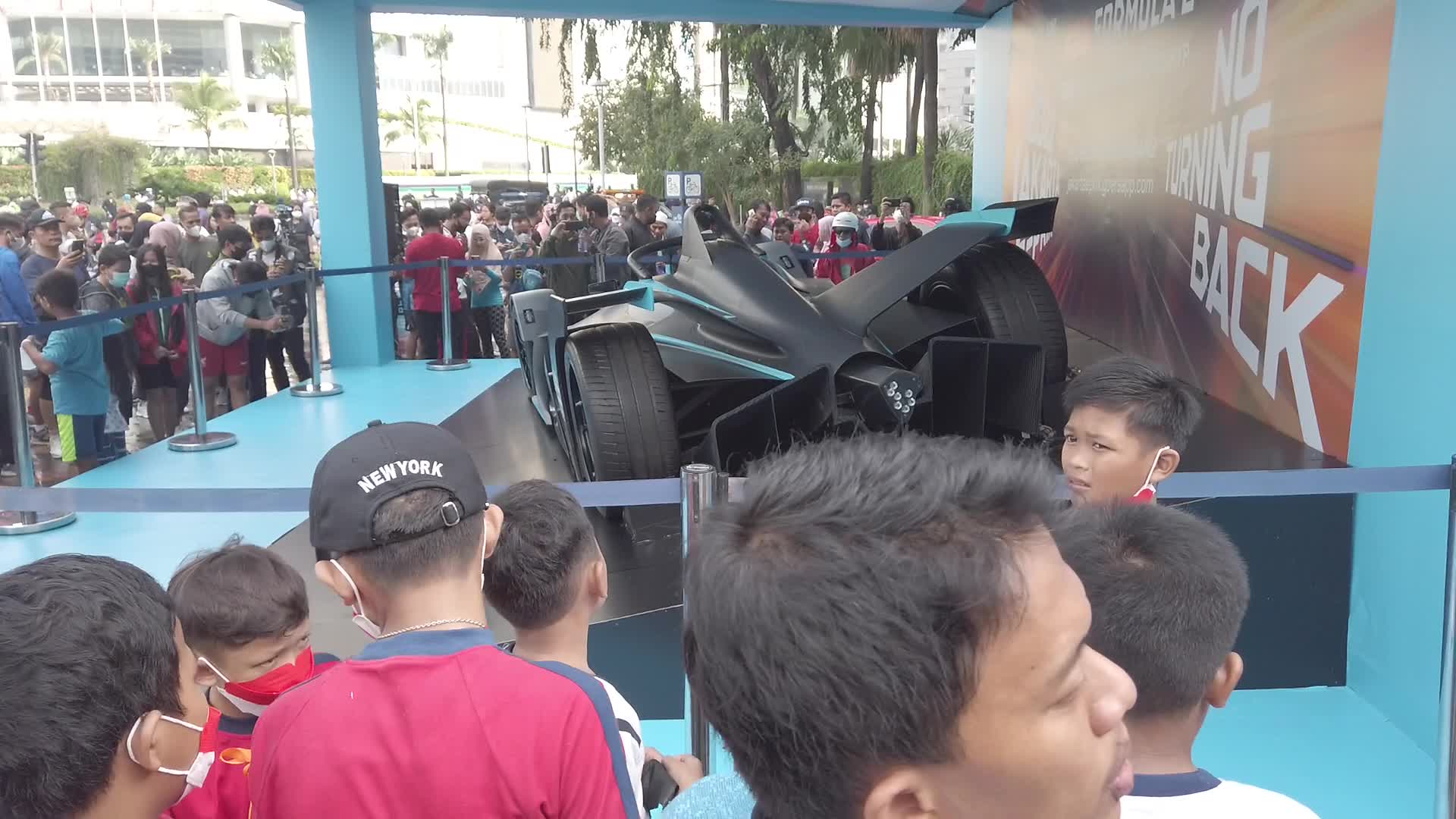 Formula E Car Replica In Jakarta