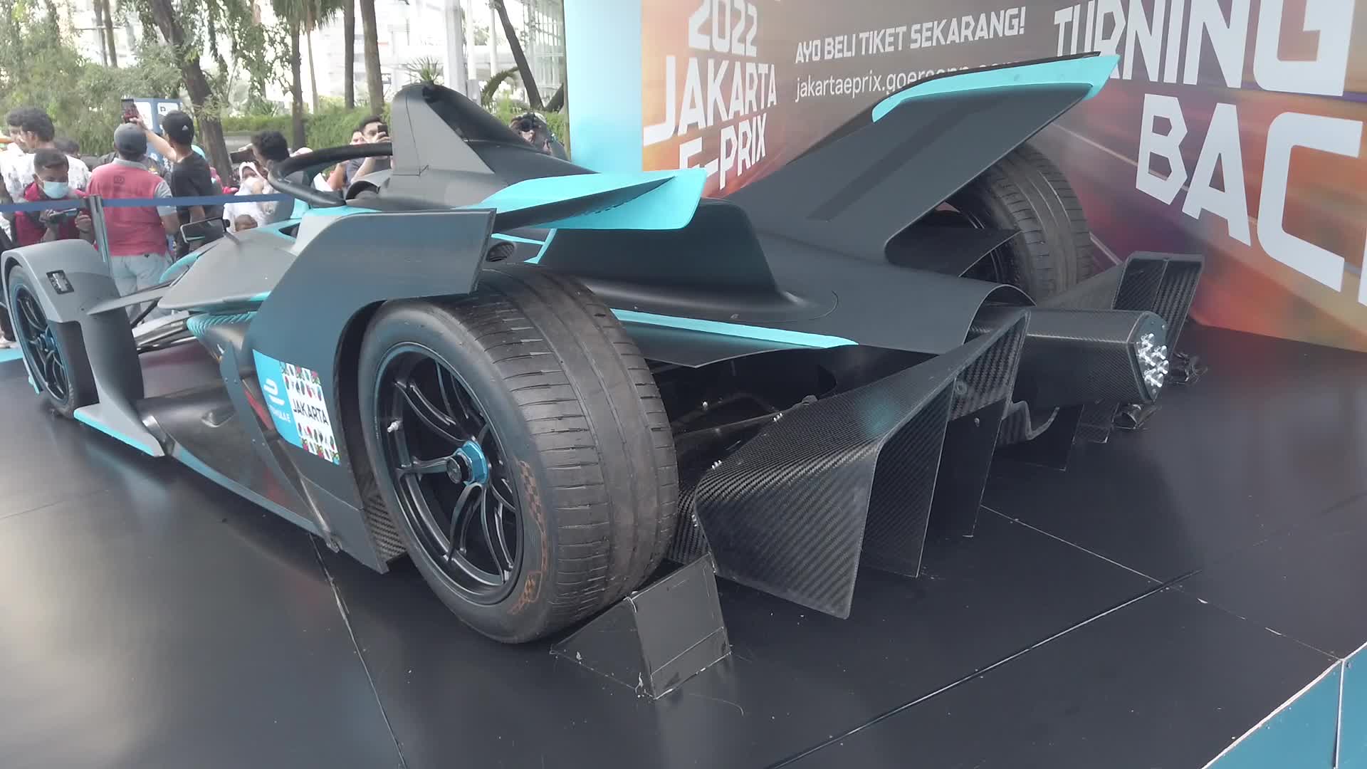 Formula E Car Replica In Jakarta