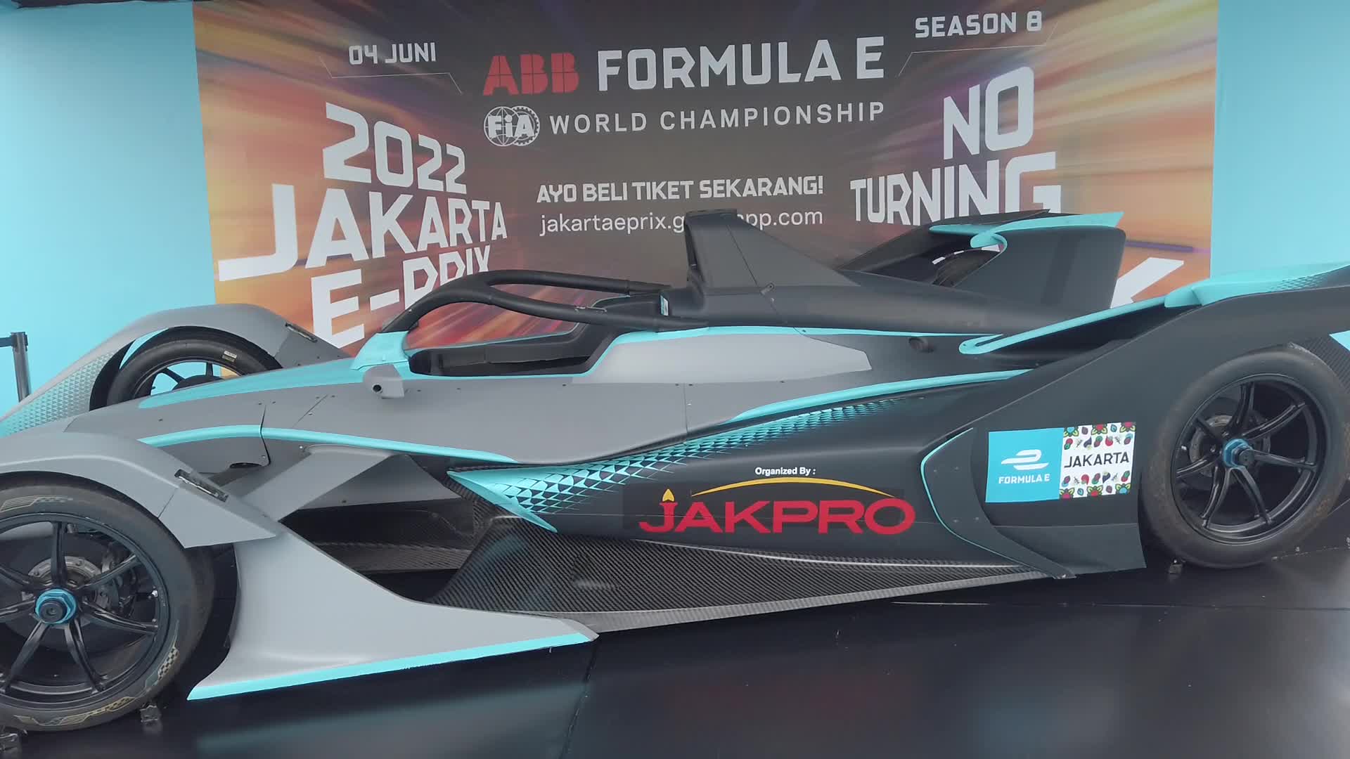 Formula E Car Replica In Jakarta