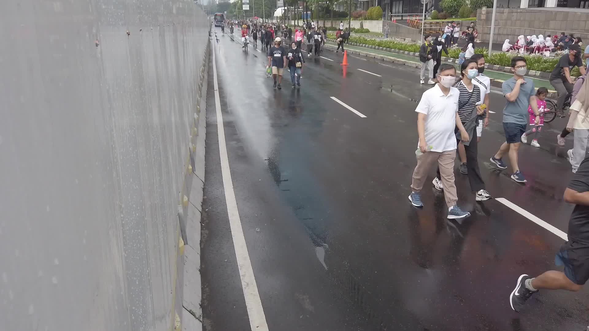 Car Free Day in Jakarta, Indonesia