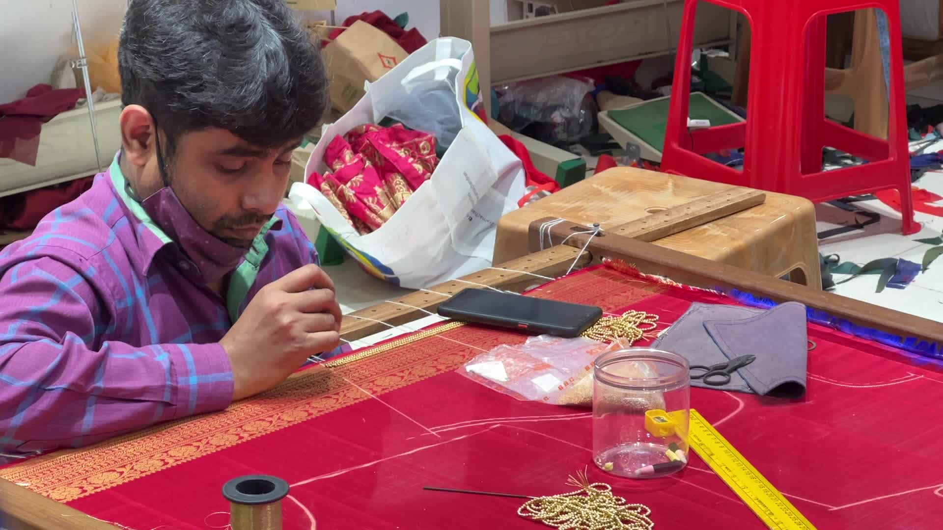Embroidery work in Thiruvananthapuram