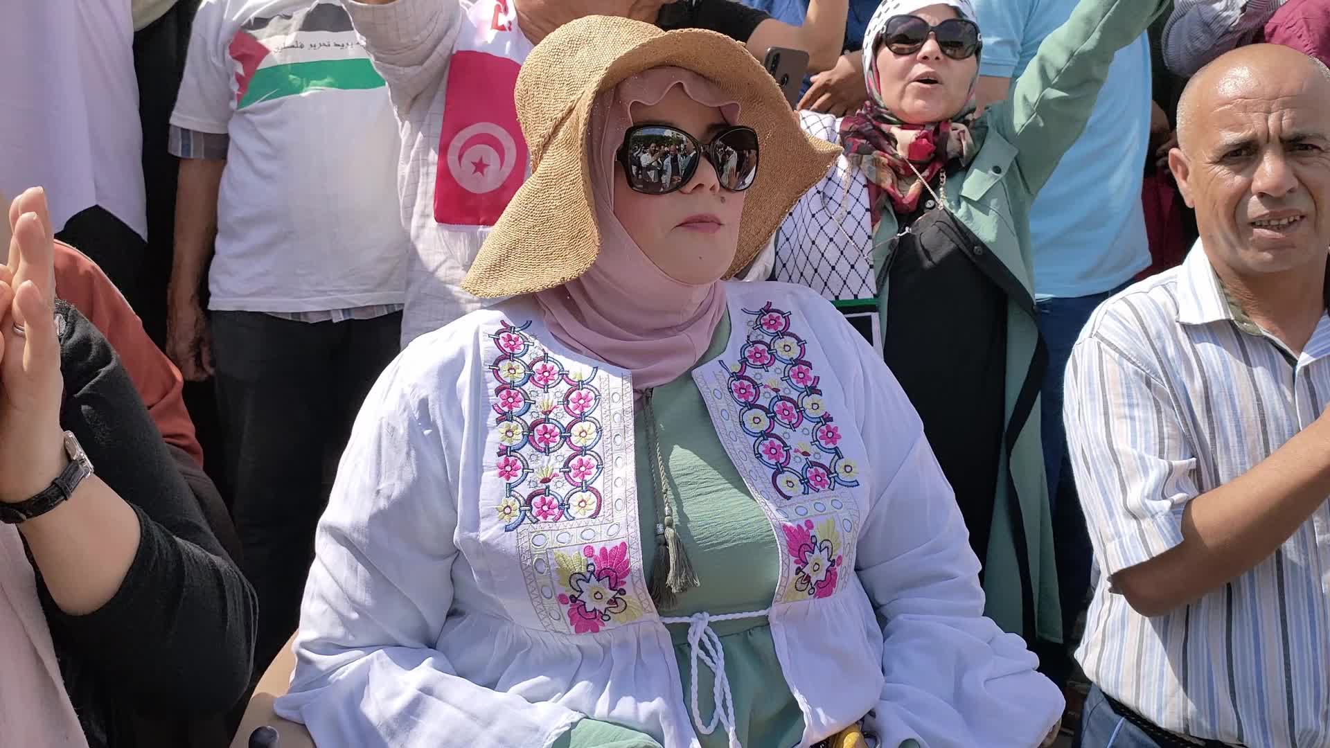 Protestors Call For Removal Of President Kais Saied In Tunis