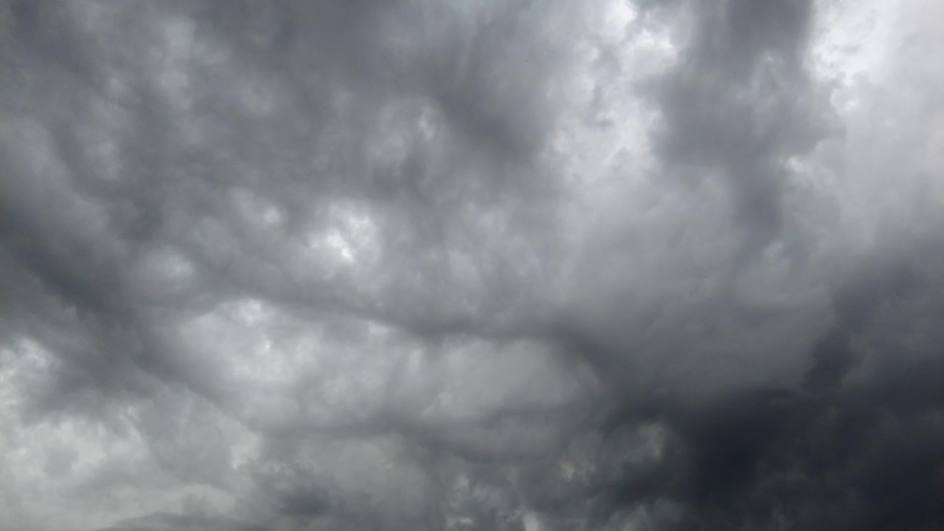 Timelapse of stormy clouds in Italy