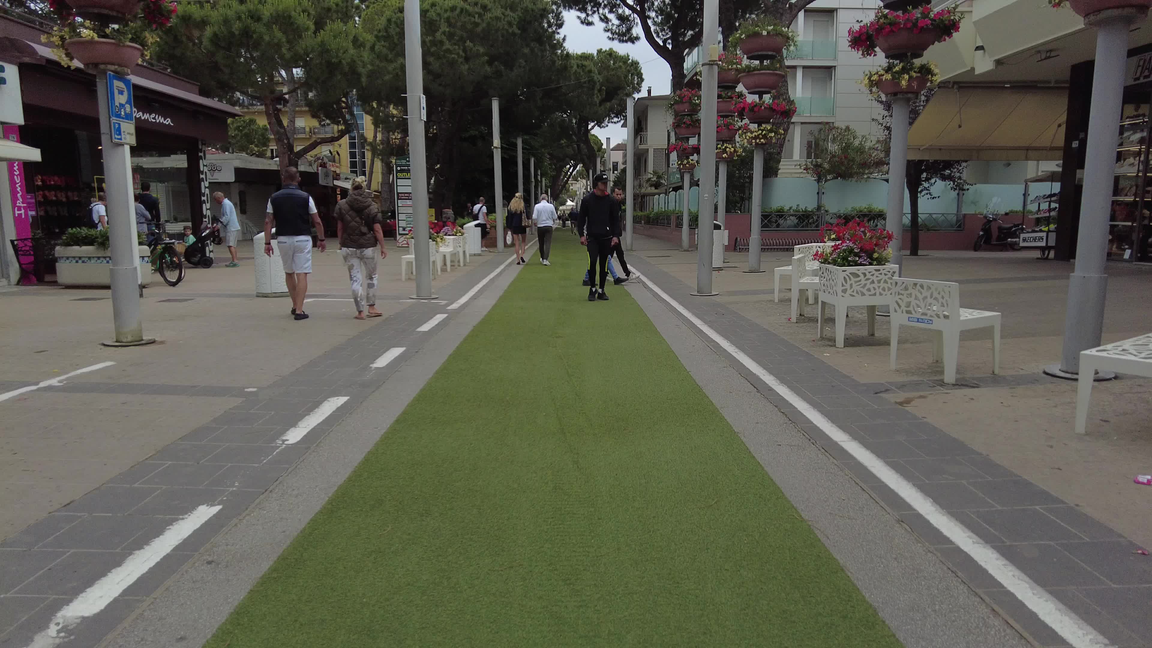 Daily life in Riccione, Italy