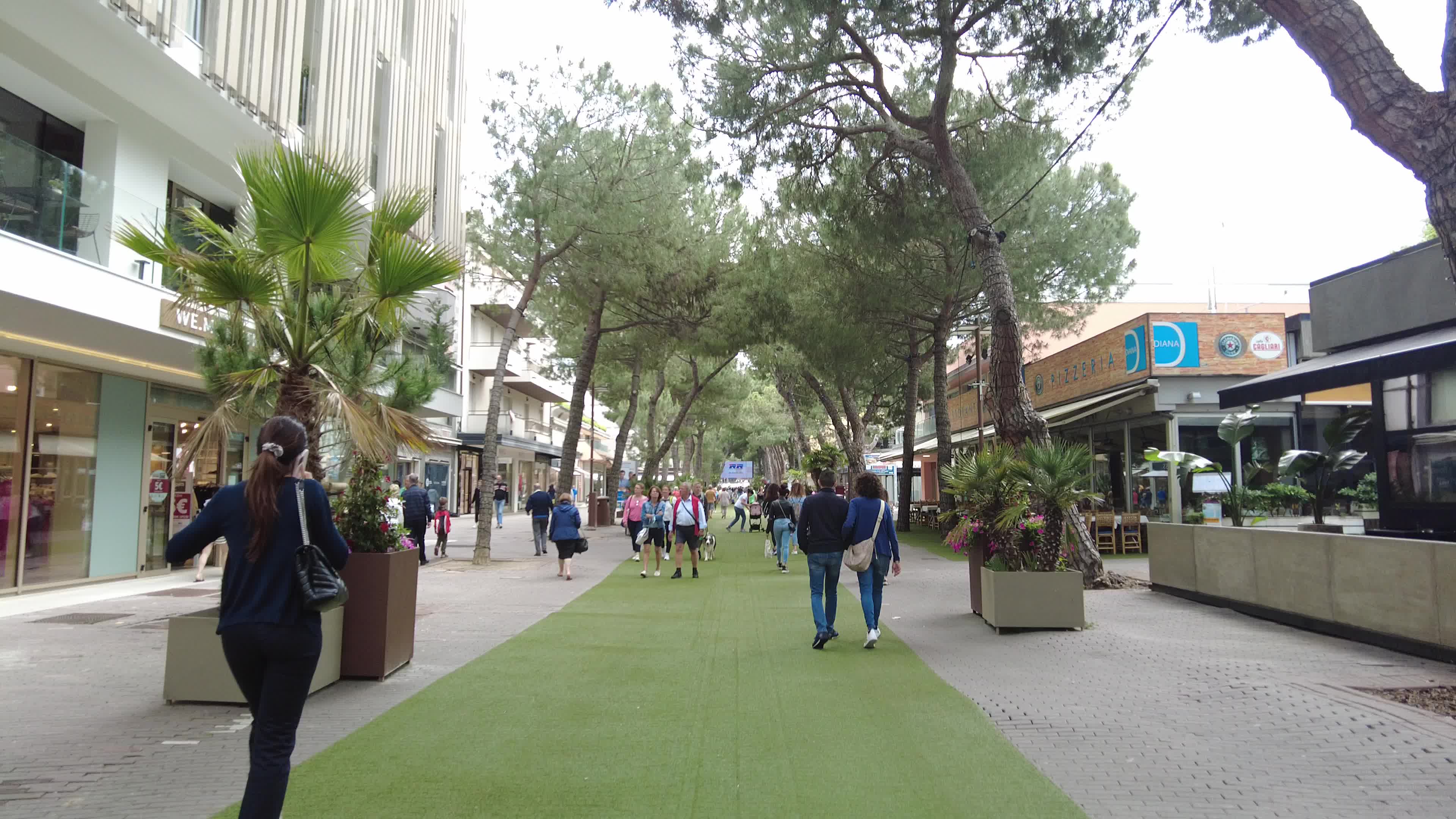 Daily life in Riccione, Italy