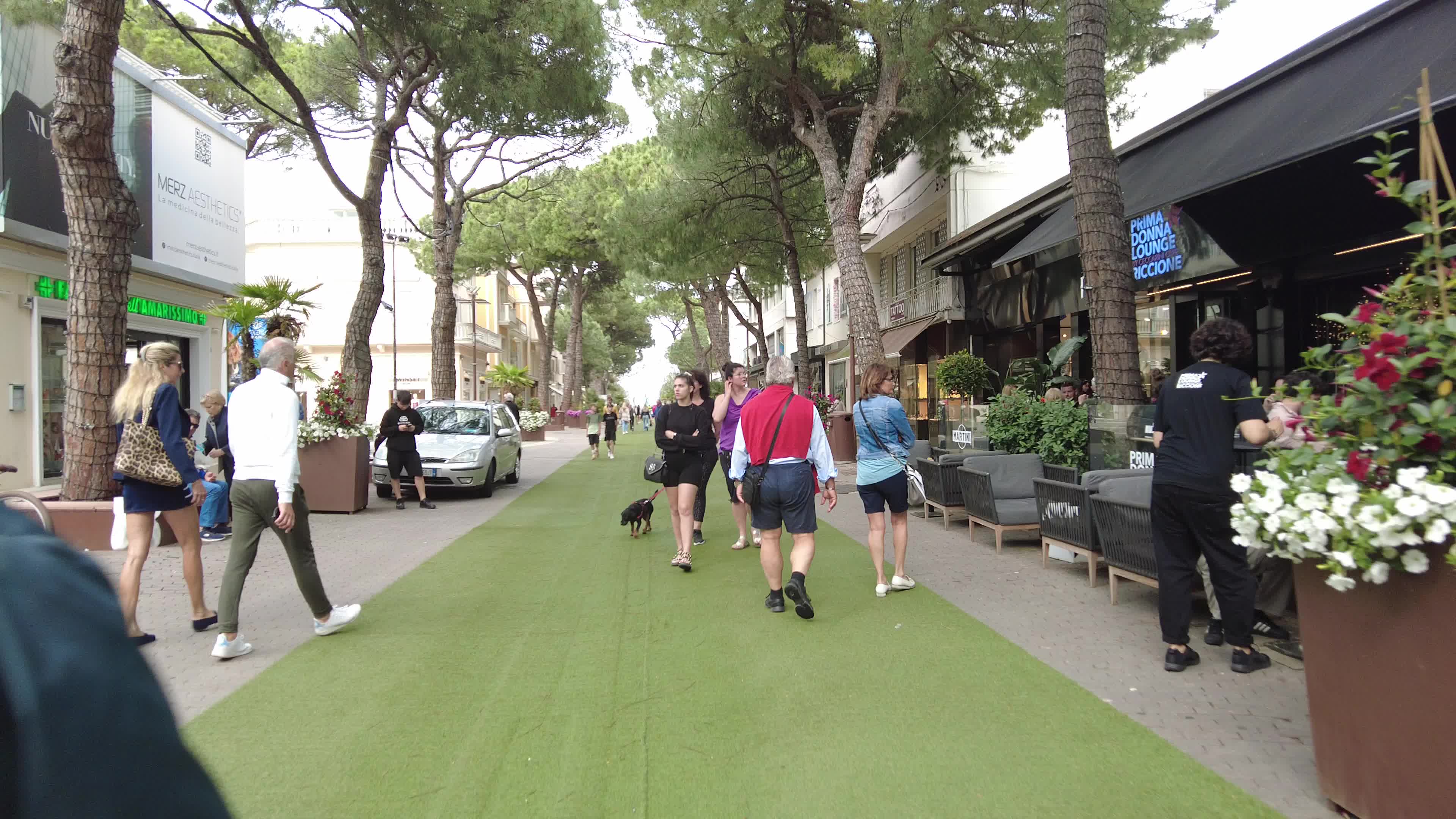 Daily life in Riccione, Italy