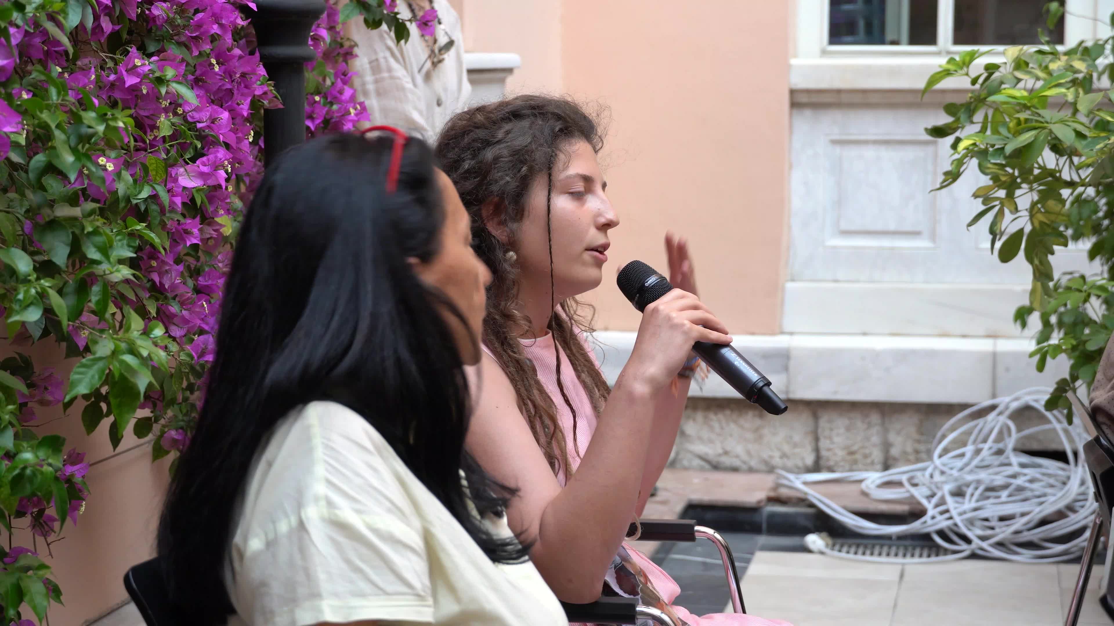 Italian artist Antonio Riello met with art lovers in a conversation