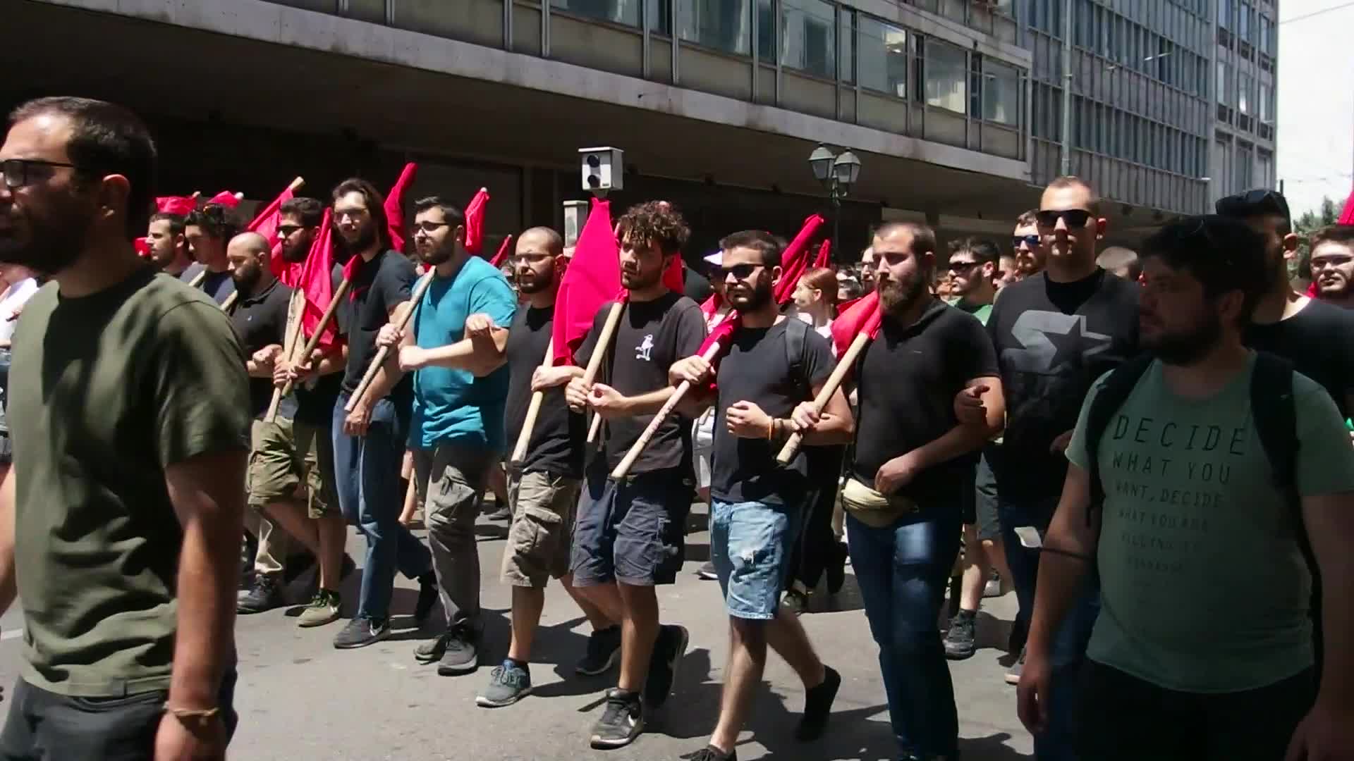 Protest In Athens Against Police Violence