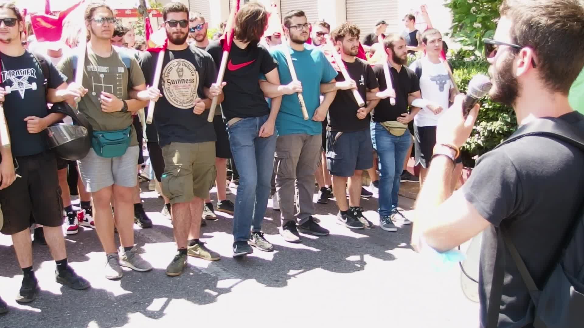 Protest In Athens Against Police Violence